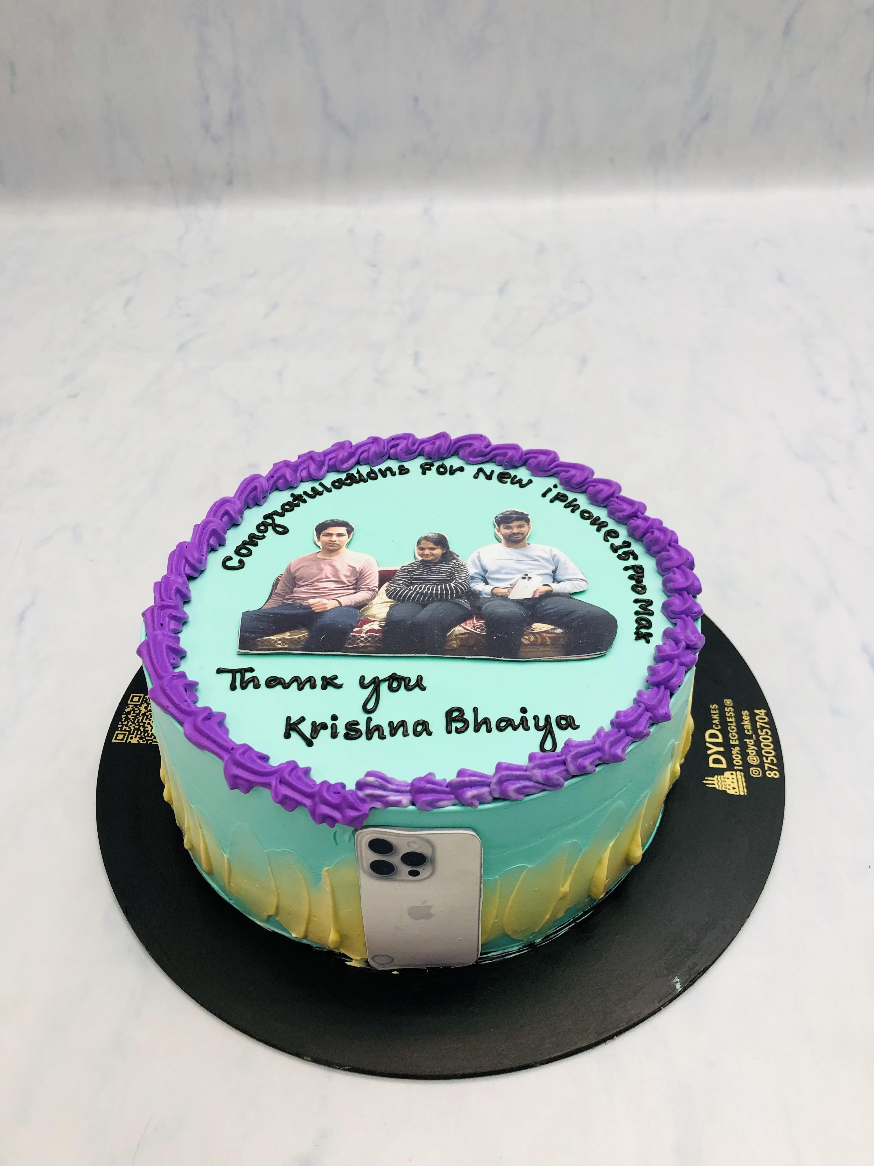 New Phone Celebration Photo Cake