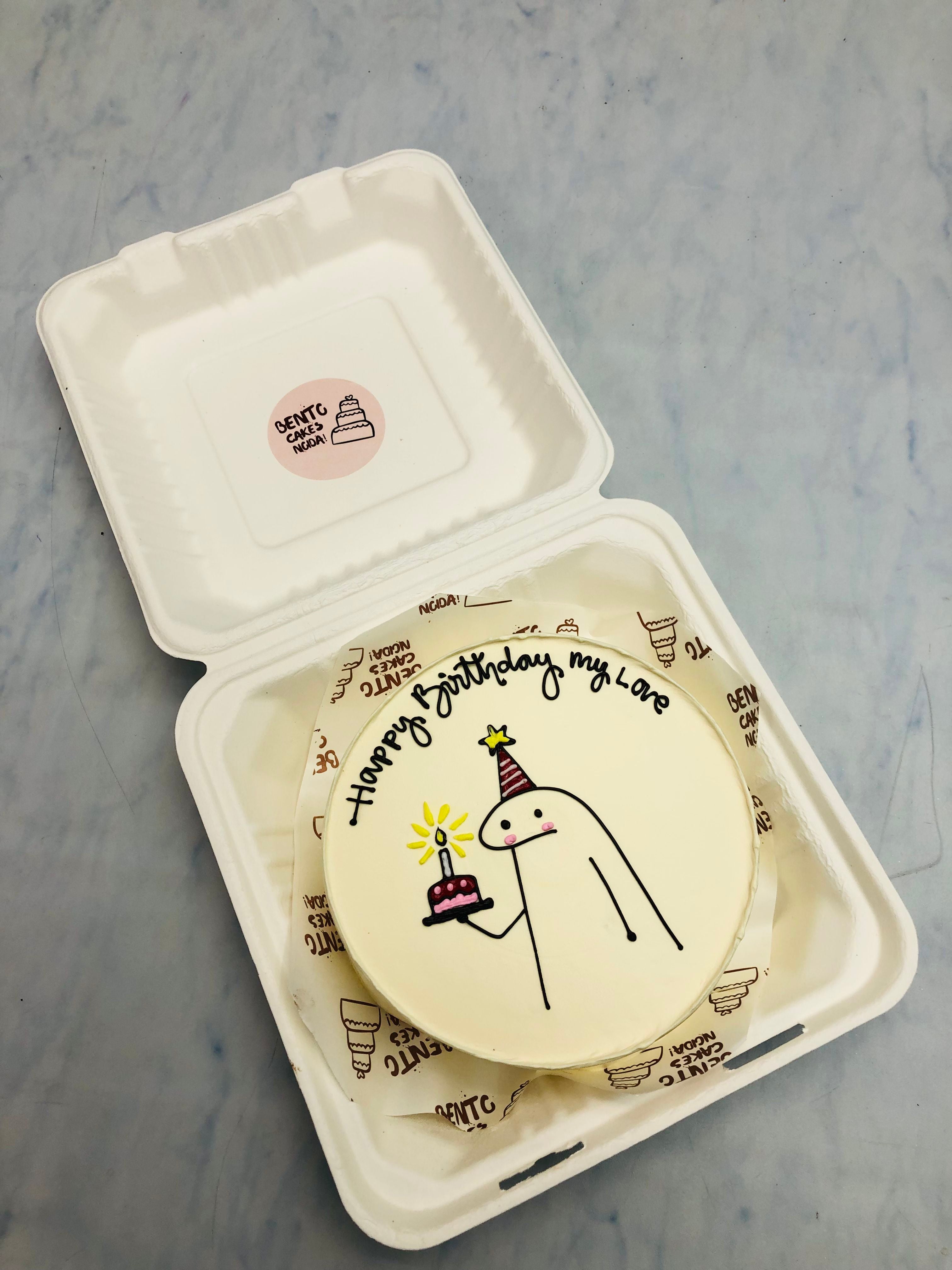 Loves B'day Theme Mimi Bento Cake