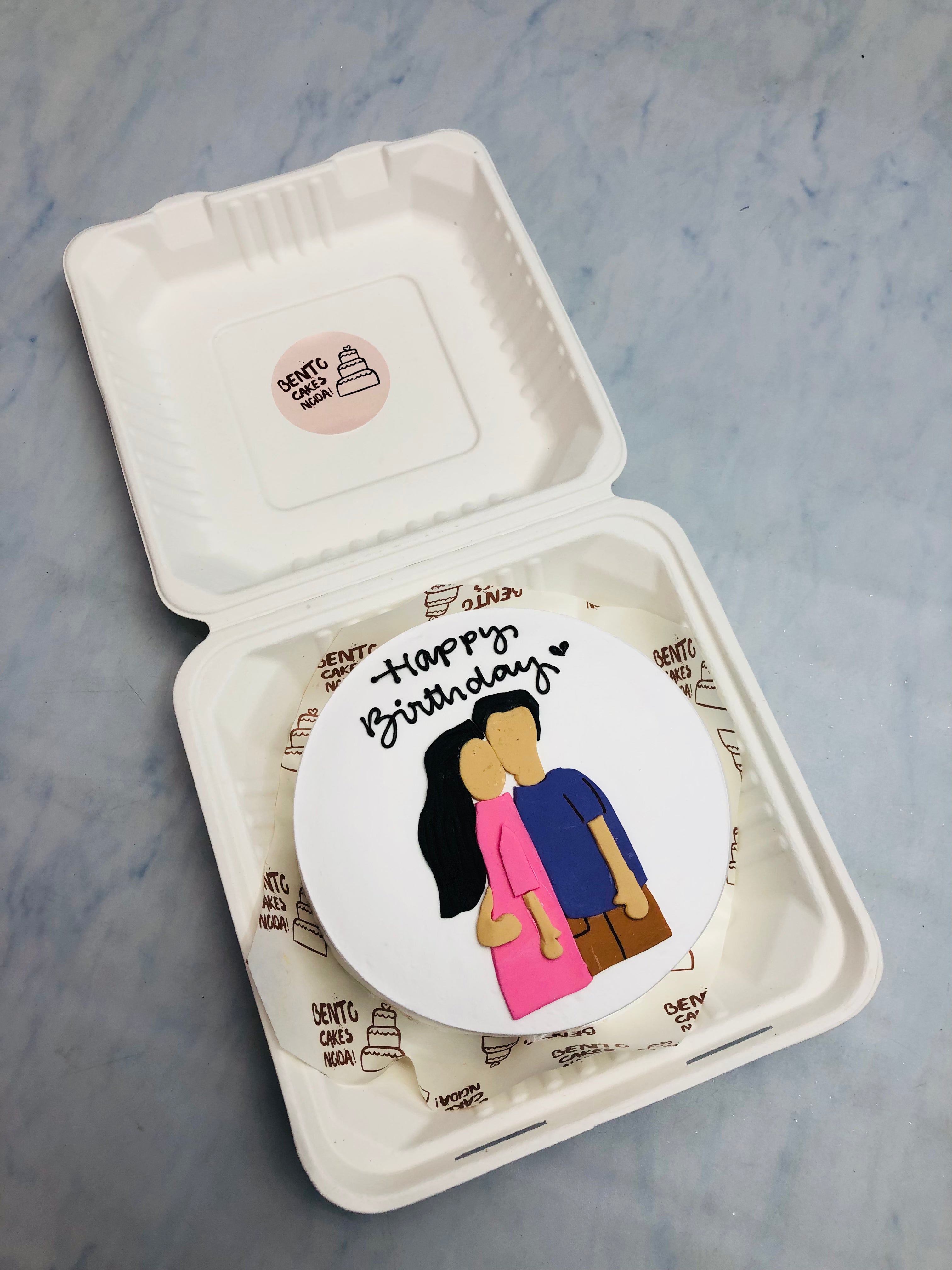 Adorable Couple Birthday Bento