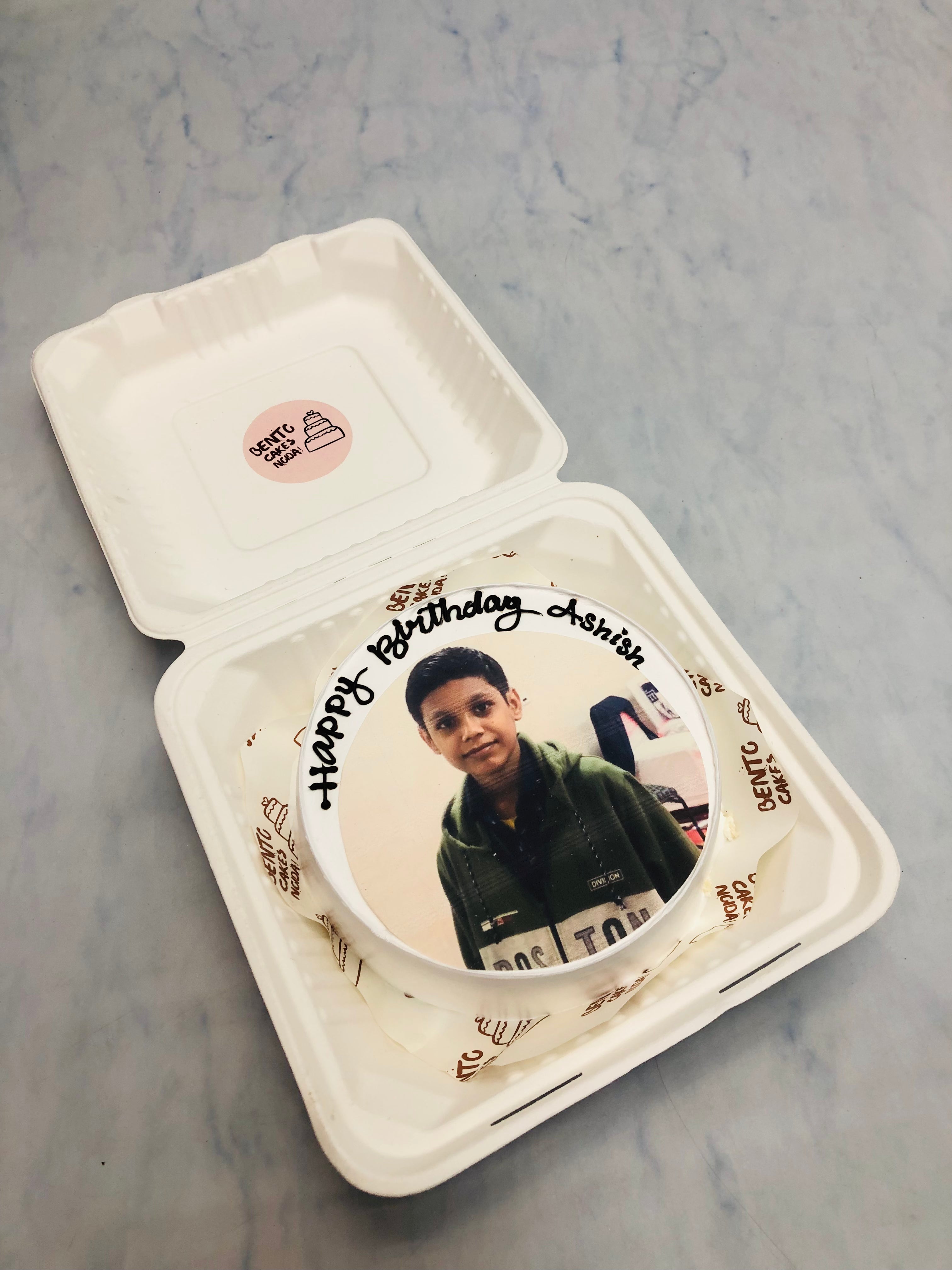 Kids Photo Theme Bento Cake 3