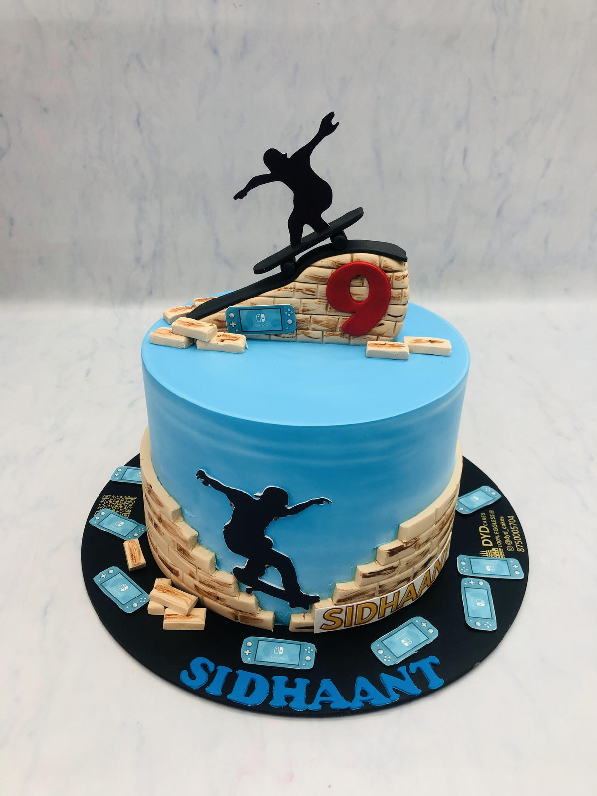 Skaeting Board Theme Cake