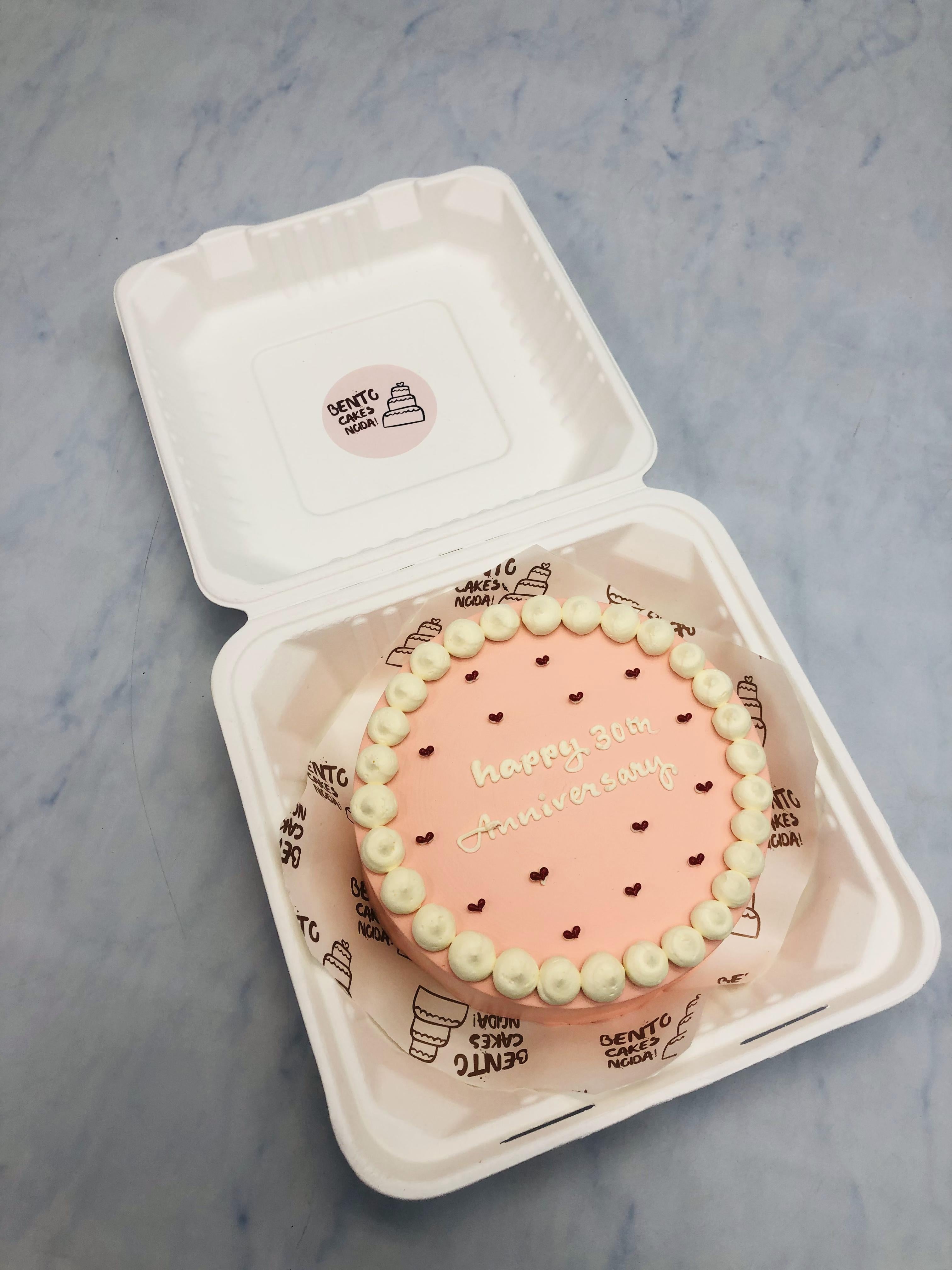 Anniversary Theme Bento Cake