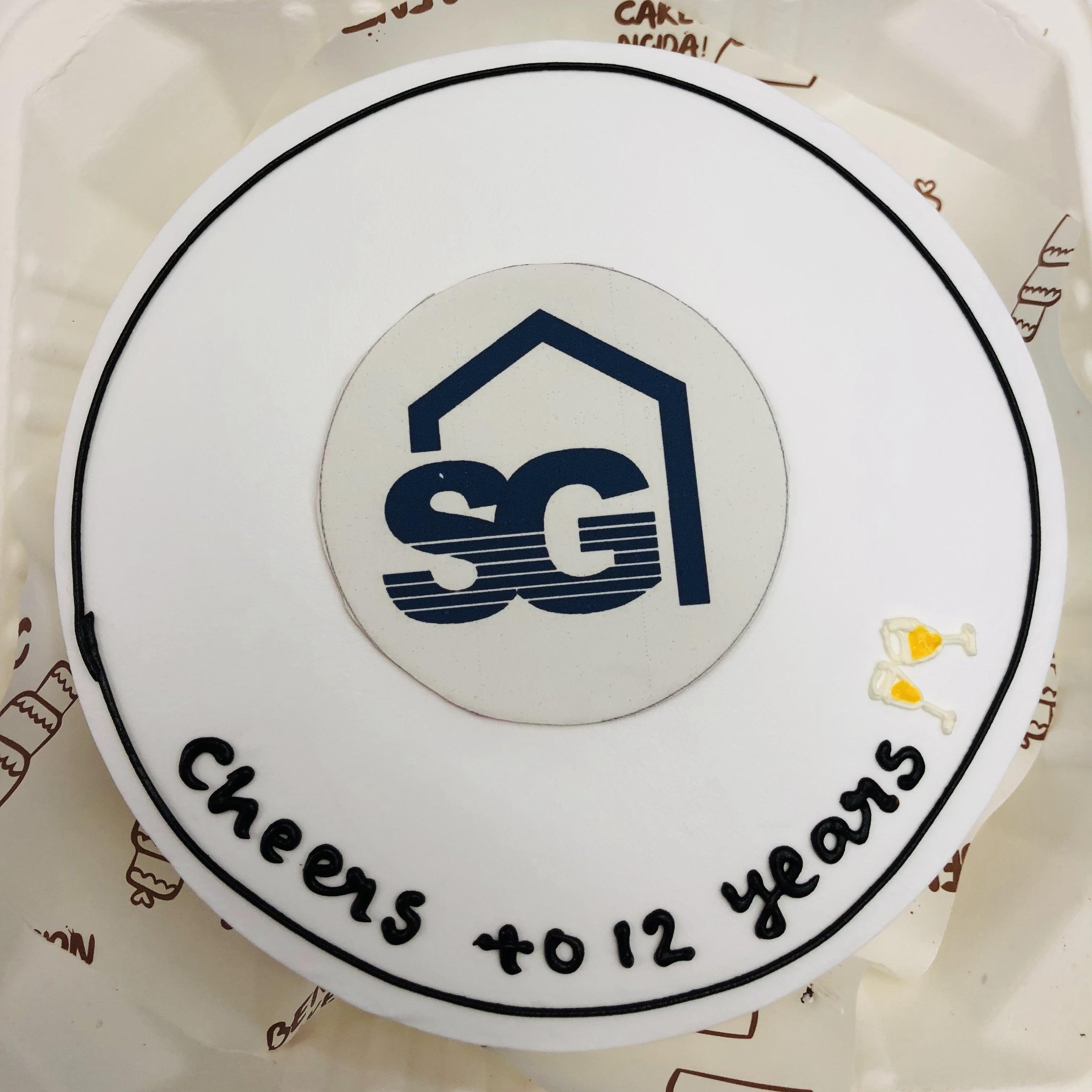 Cheers To Theme Commercial Cake