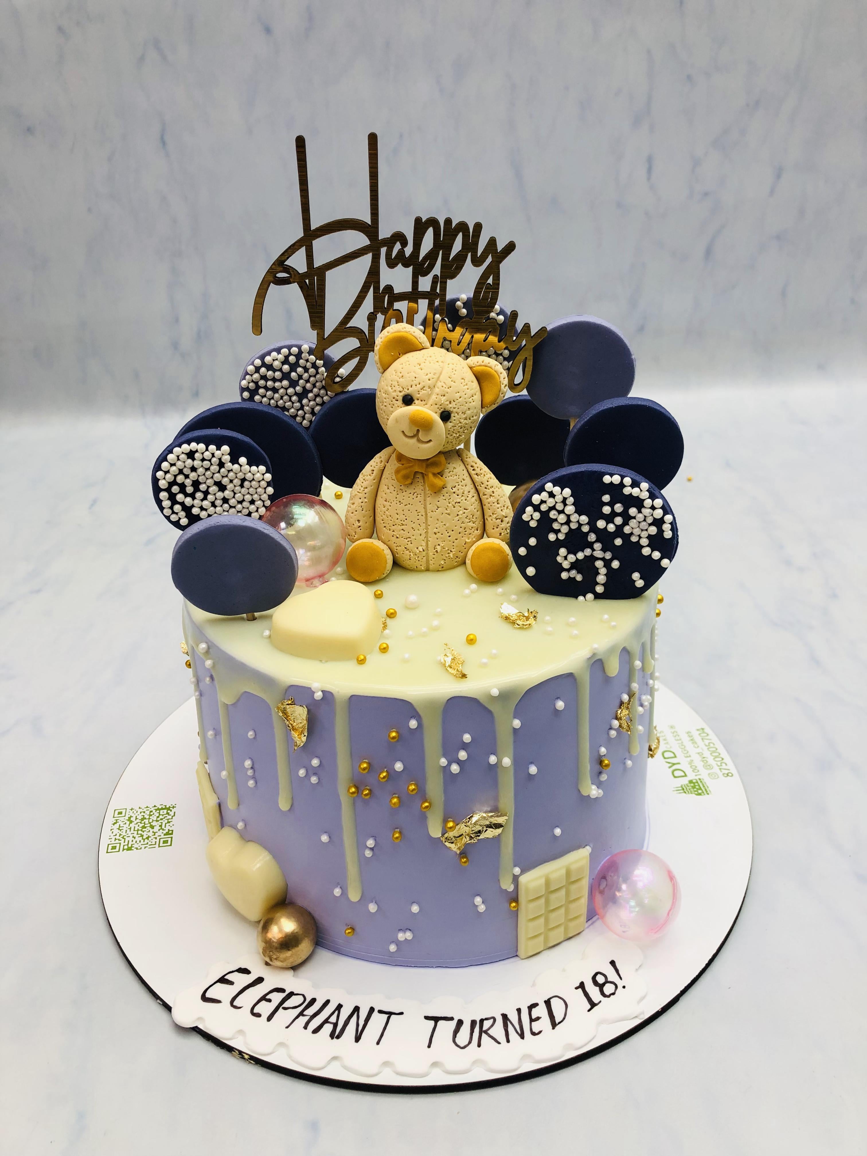 Teddy Designer Birthday Cake