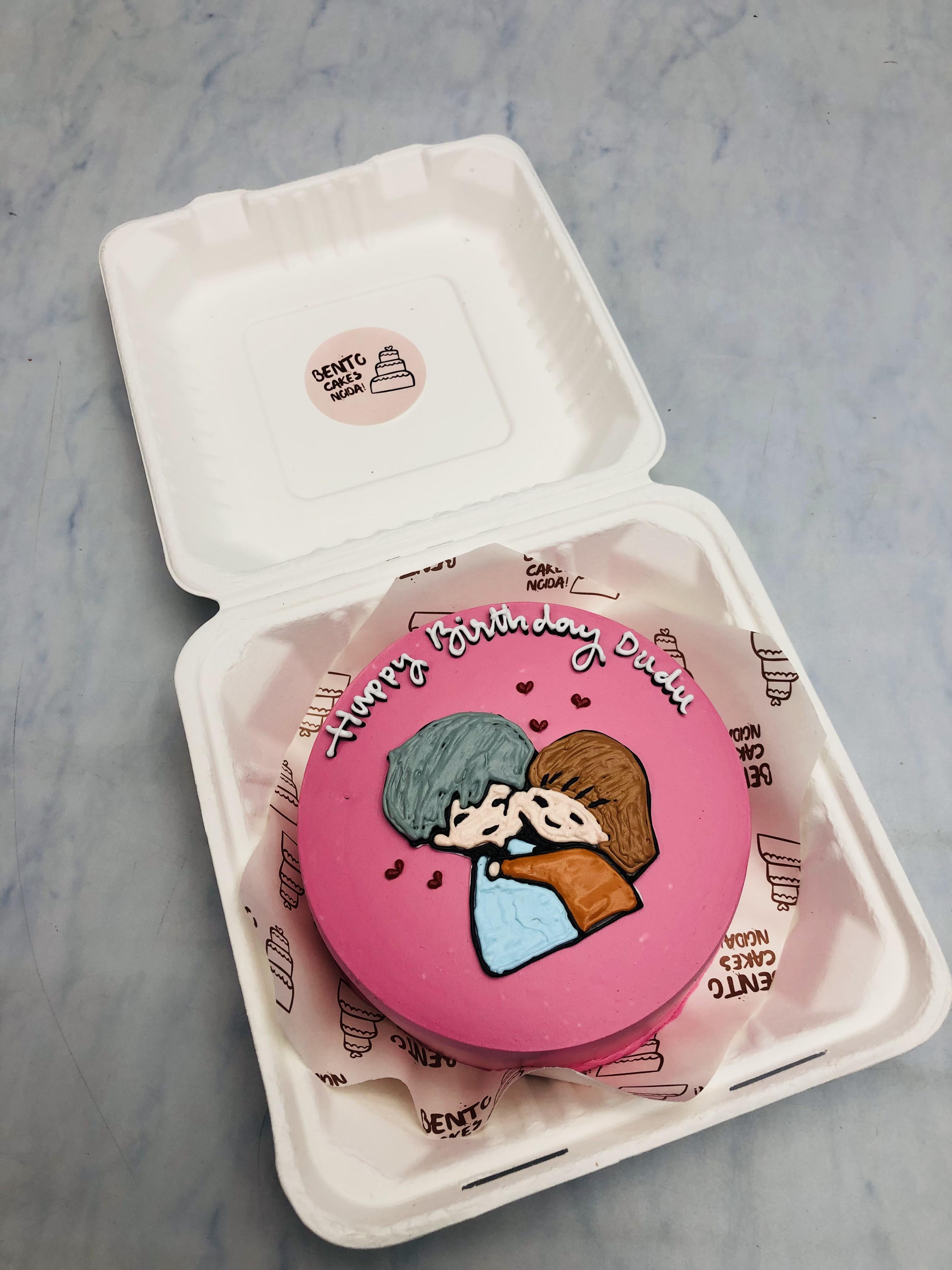 Couple Bento Cake