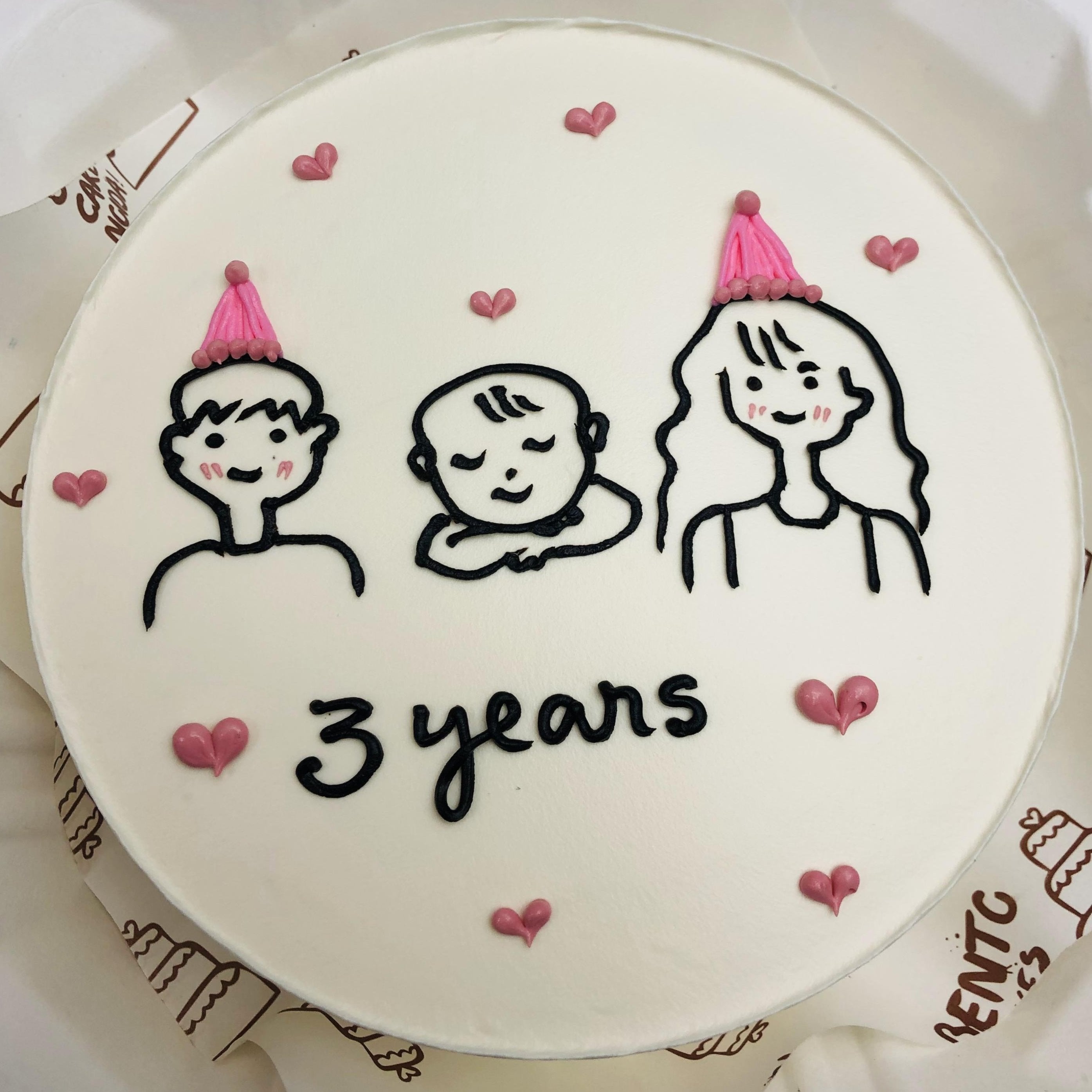 Kids Birthday White Cake
