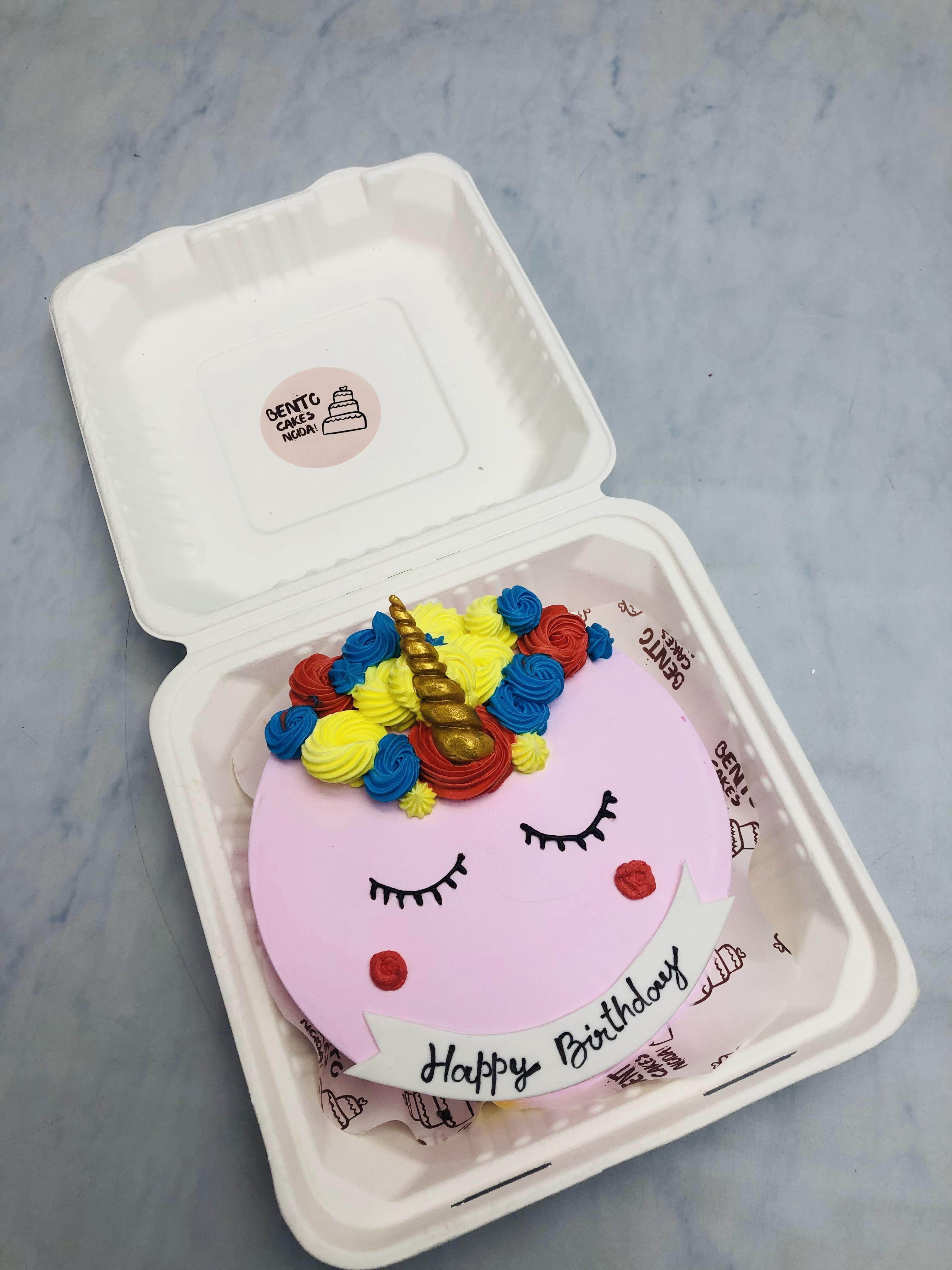 Unicorn Bento Cake