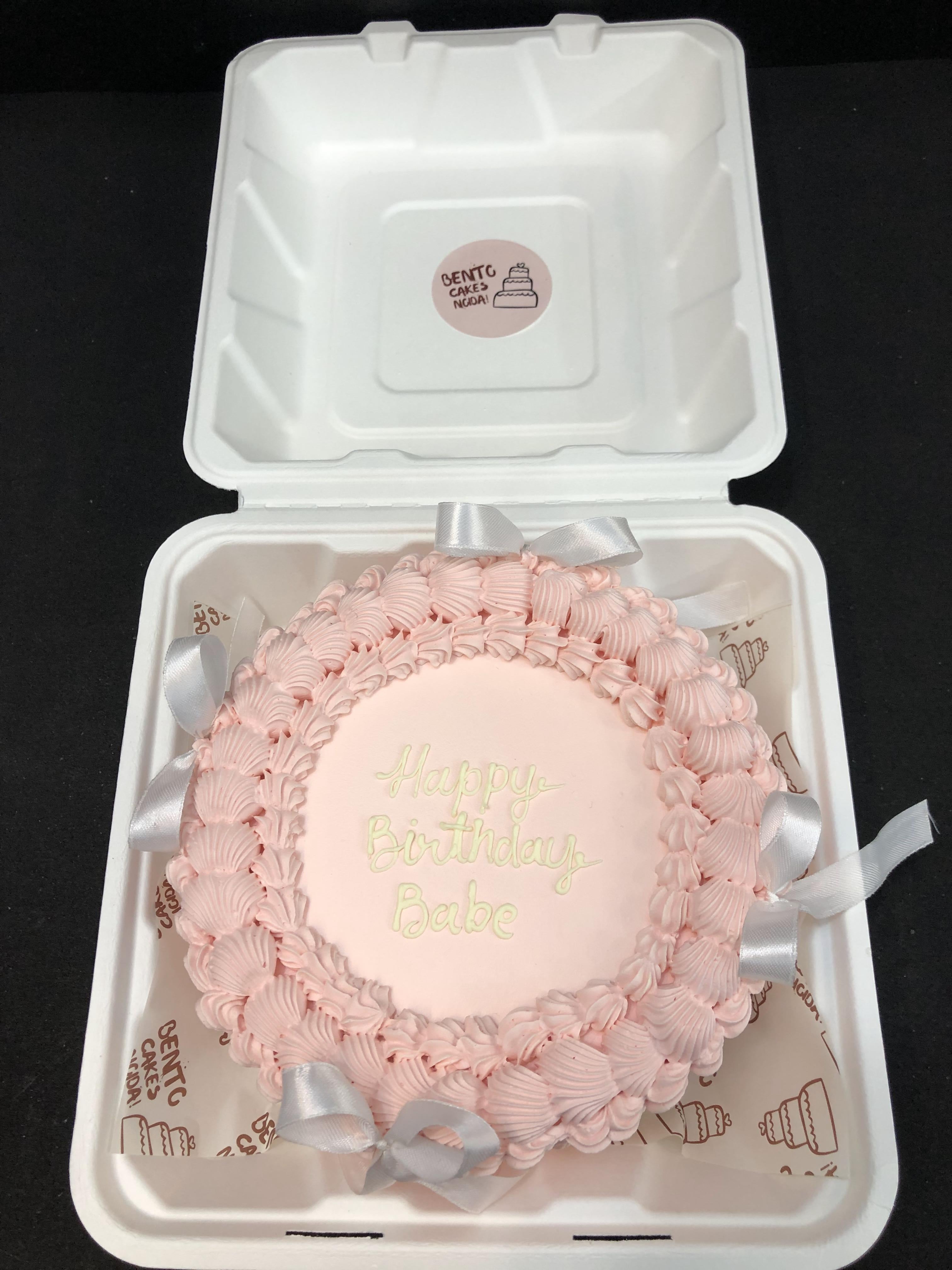 Pink Round Bento Cake
