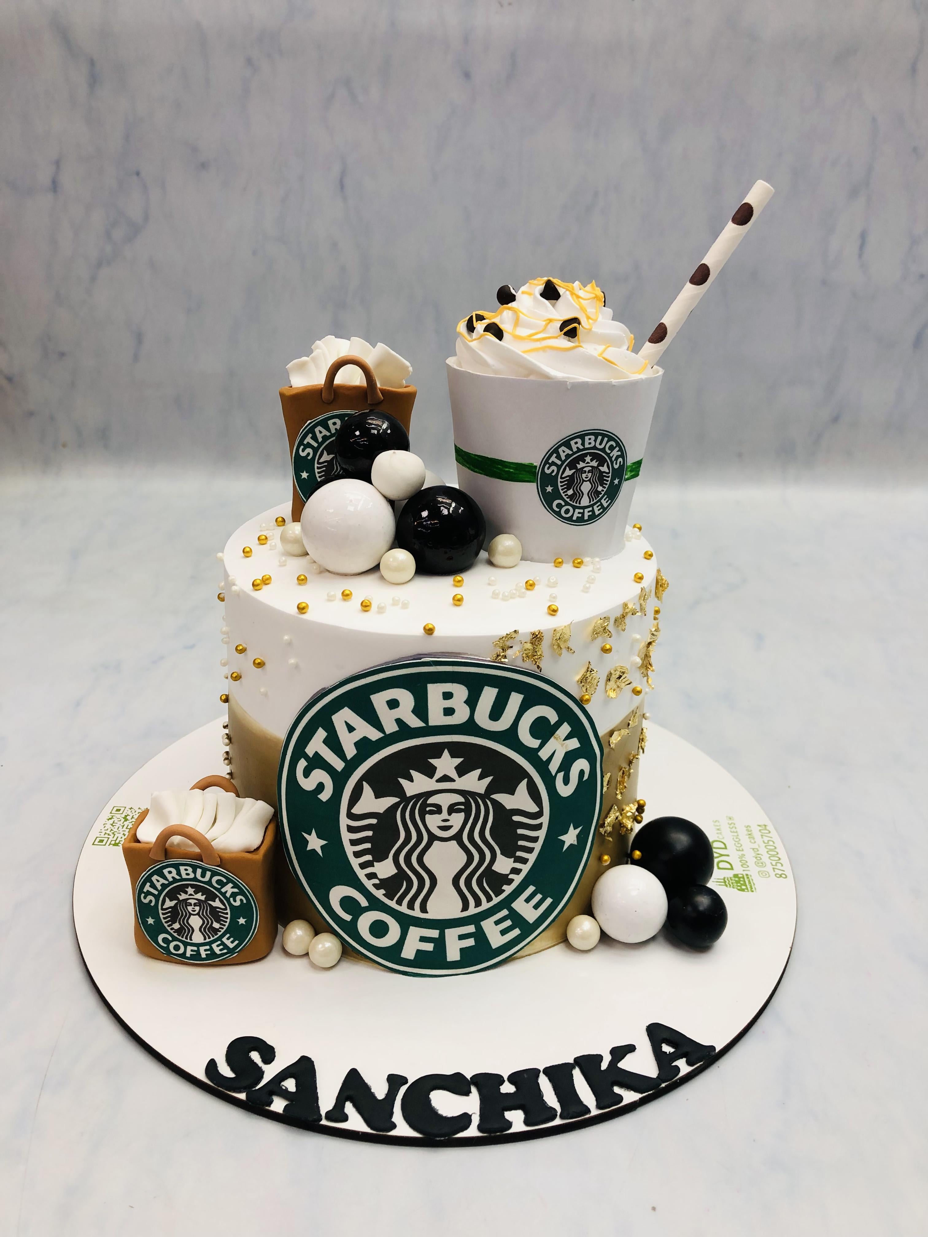 Starbucks Theme Cake