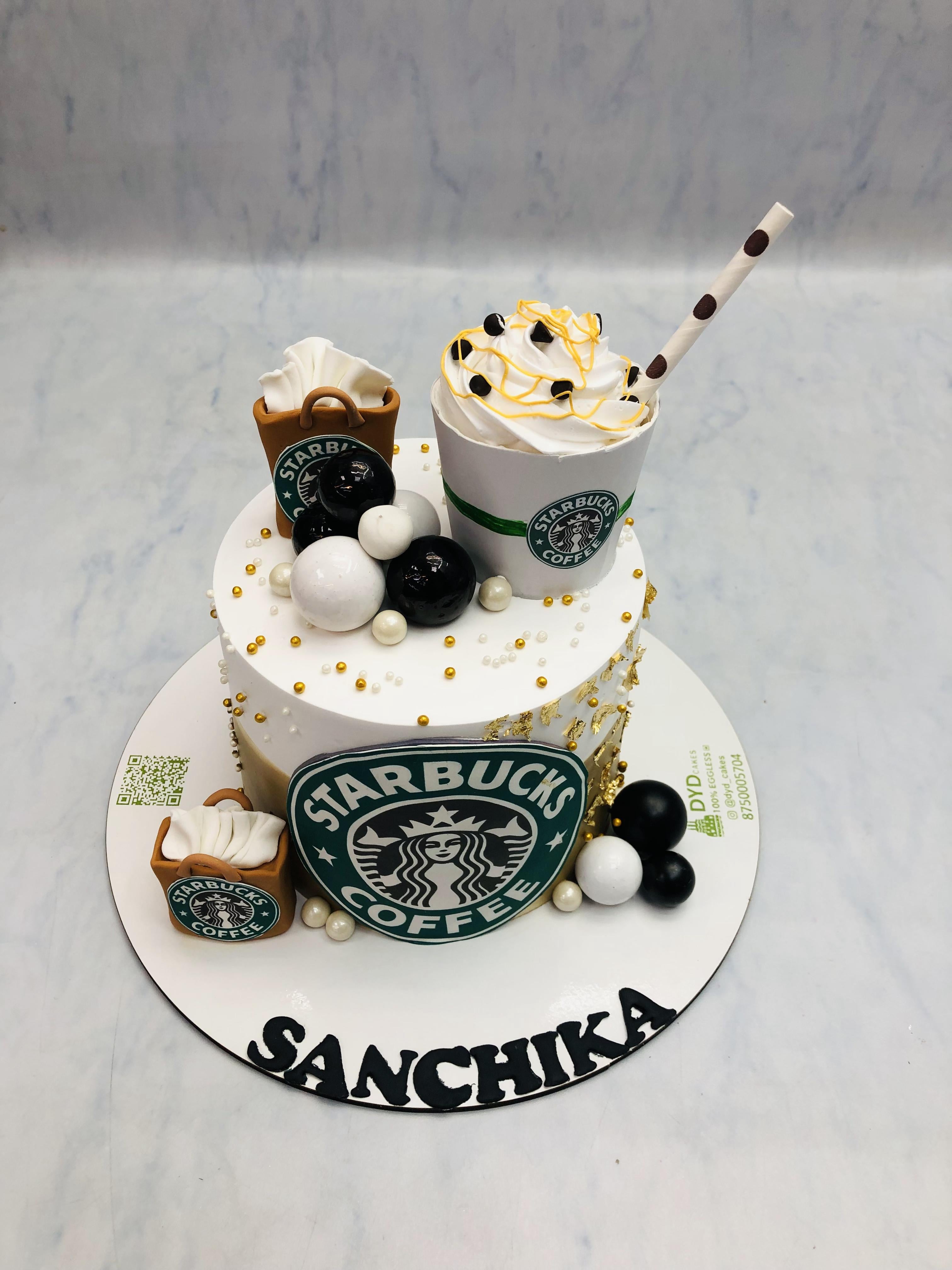 Starbucks Theme Cake