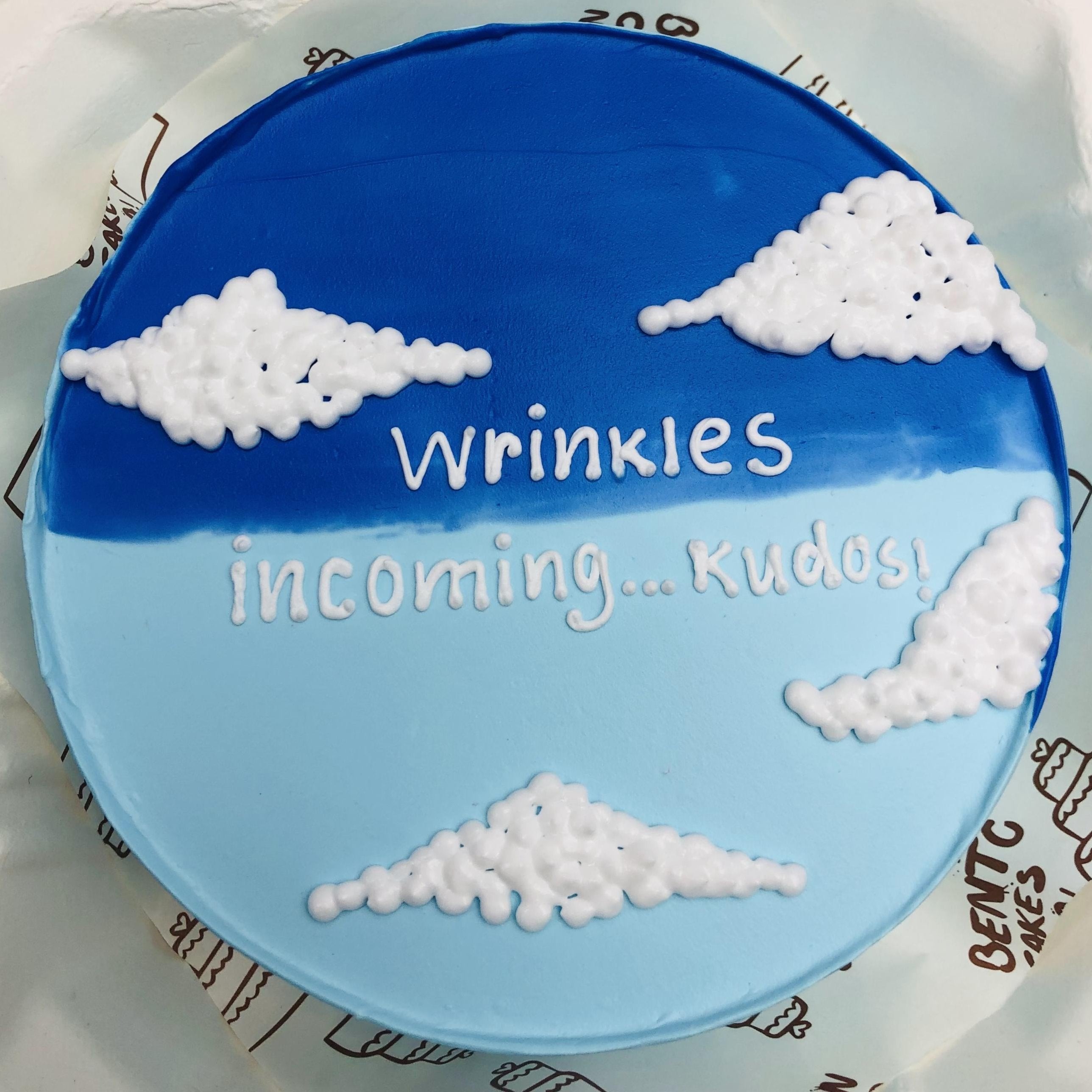 Cloudy Sky Theme Aesthetic Cake