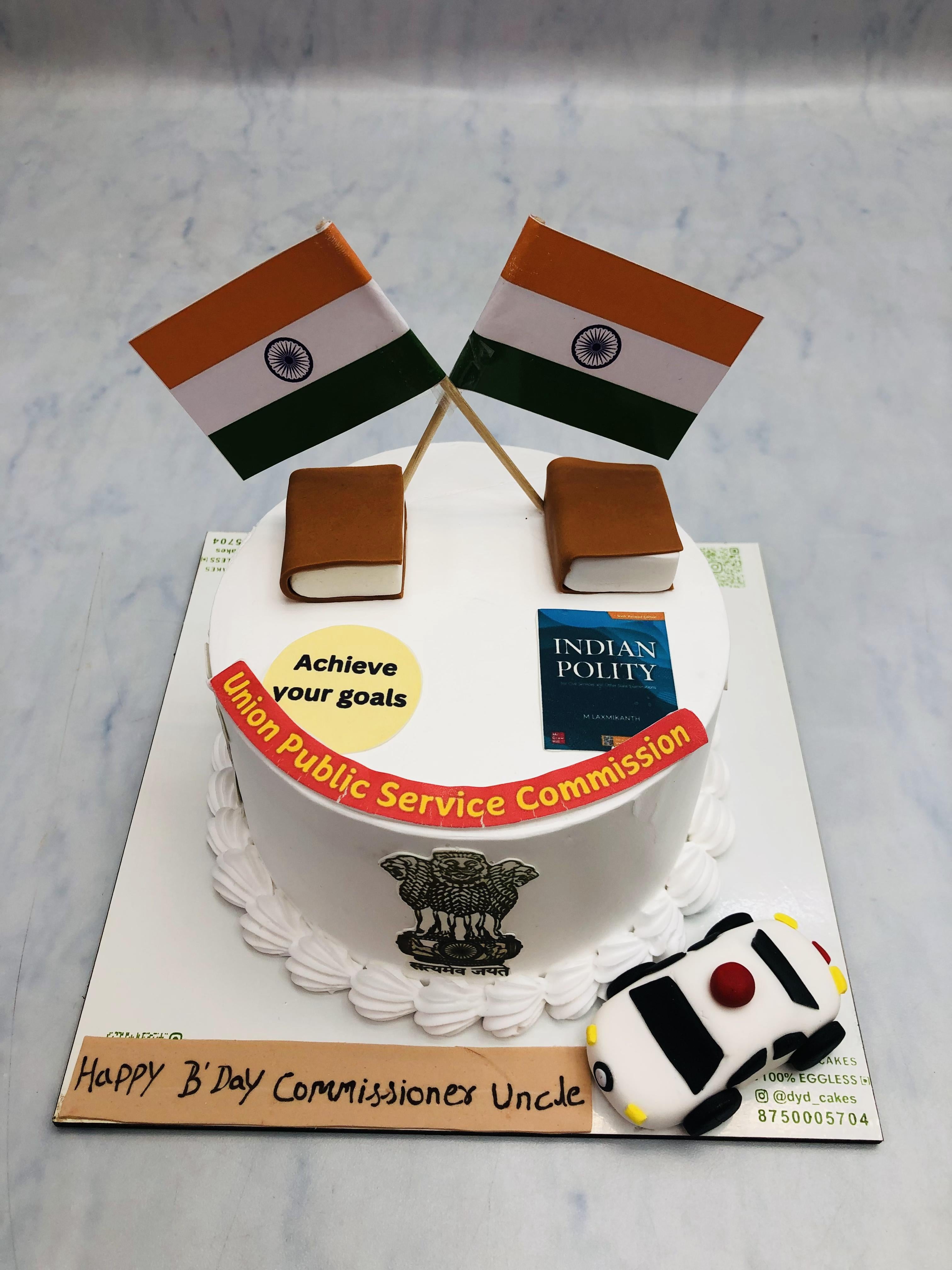 UPSC Theme Cake
