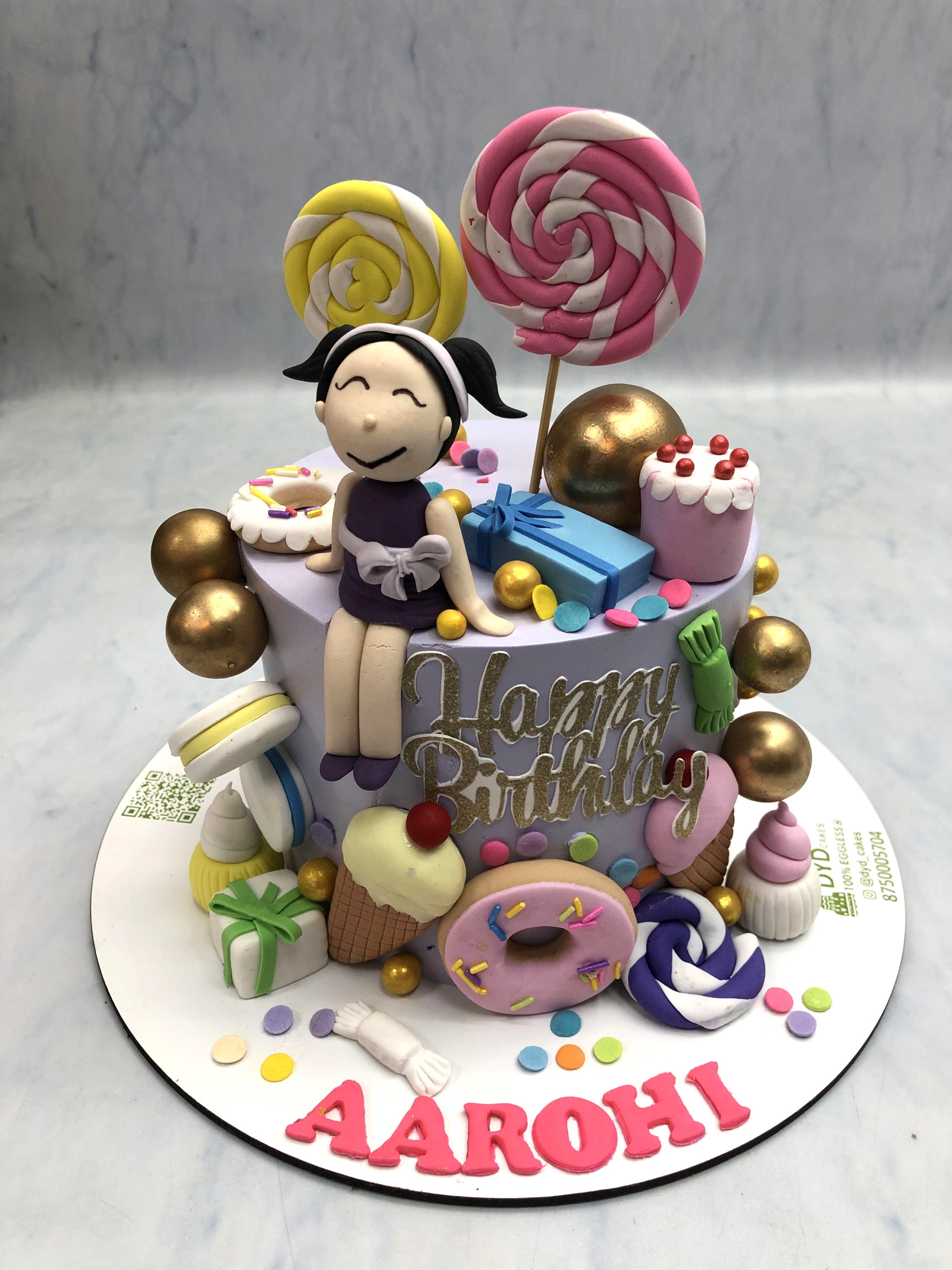 Yummy Blooms Birthday Cake