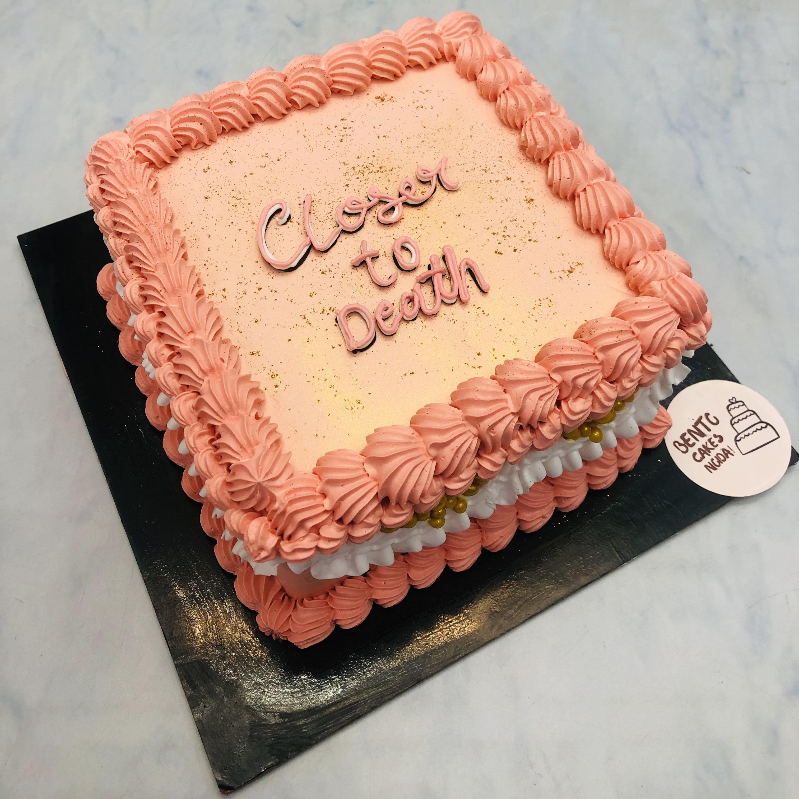 Closer To Death Theme Basic Cake