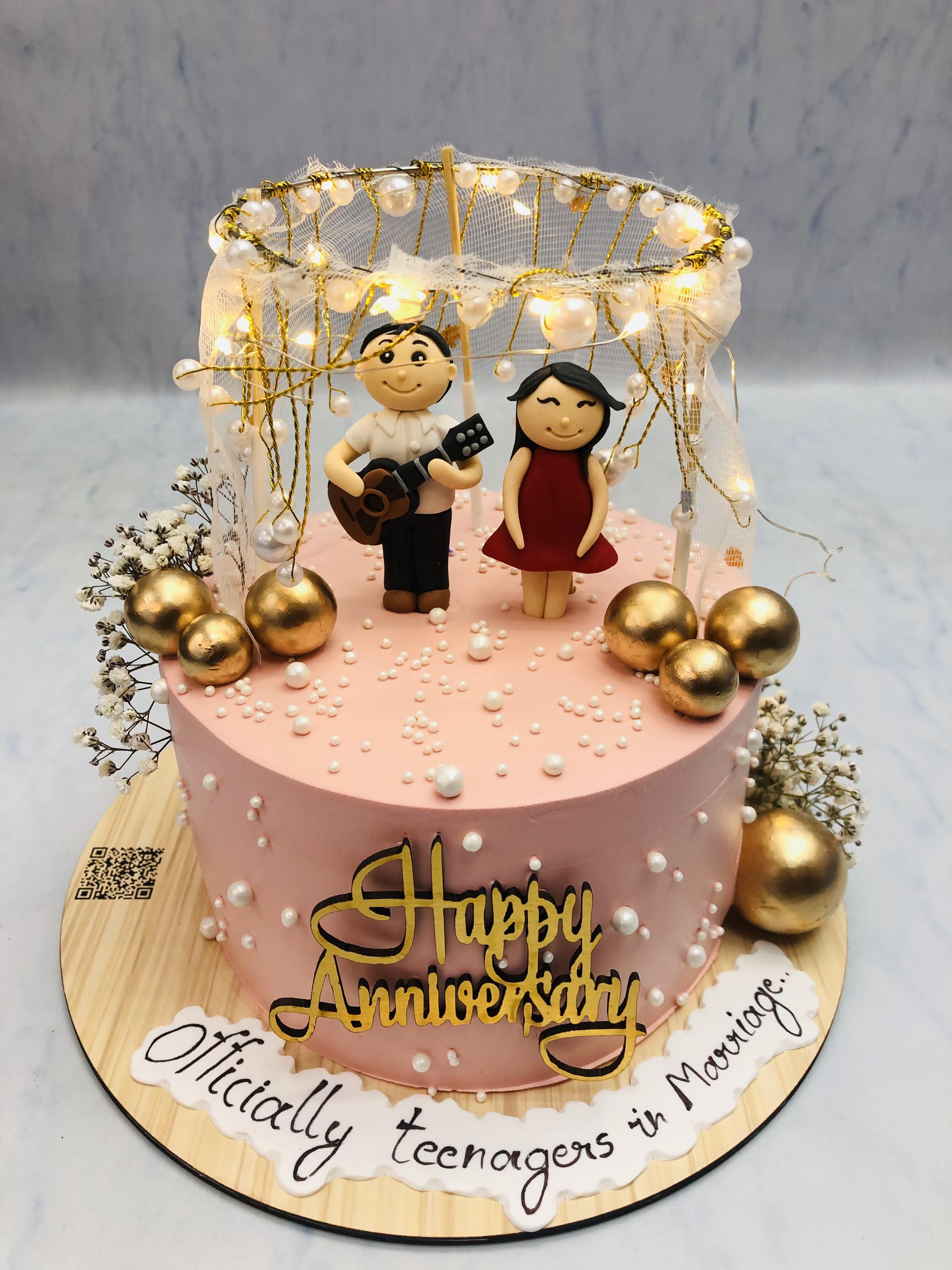 Officially Teenager Theme Anniversary Cake