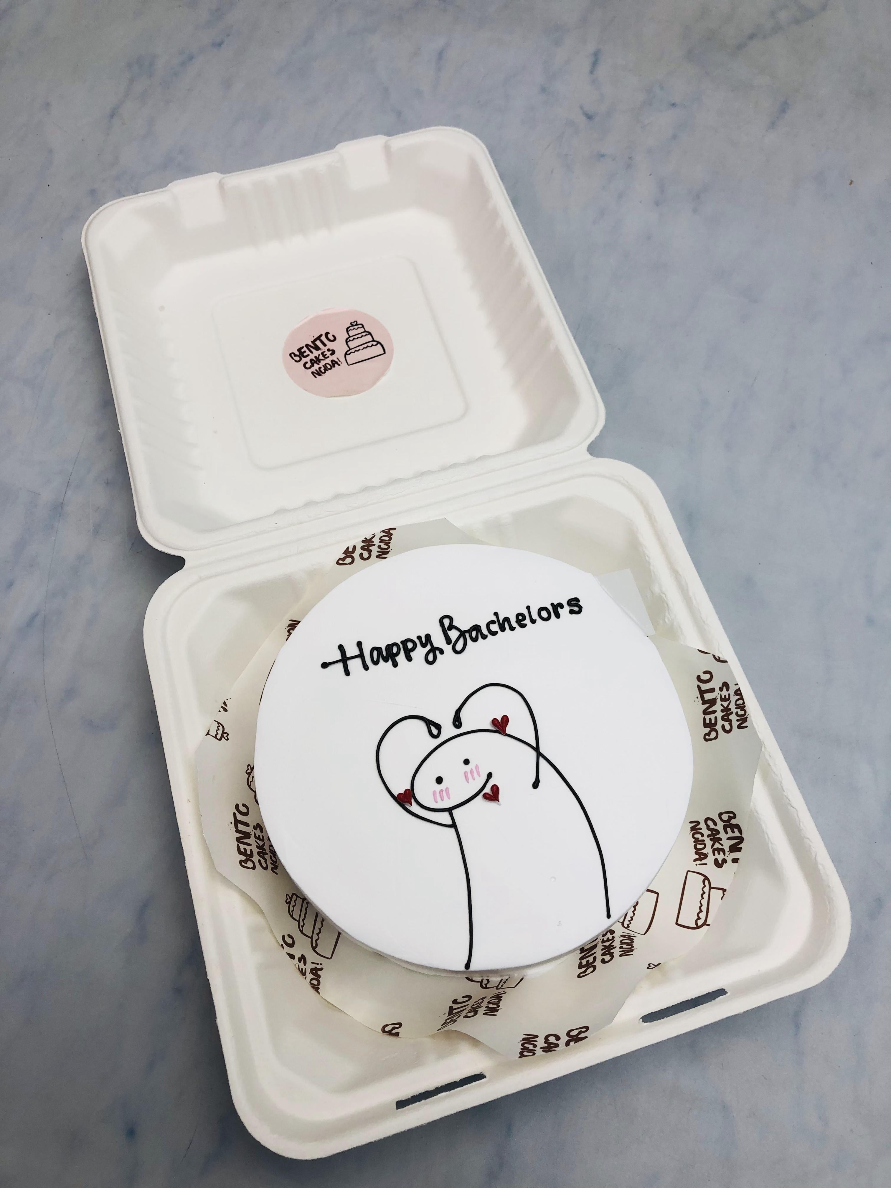 Bachelors Theme Bento Cake