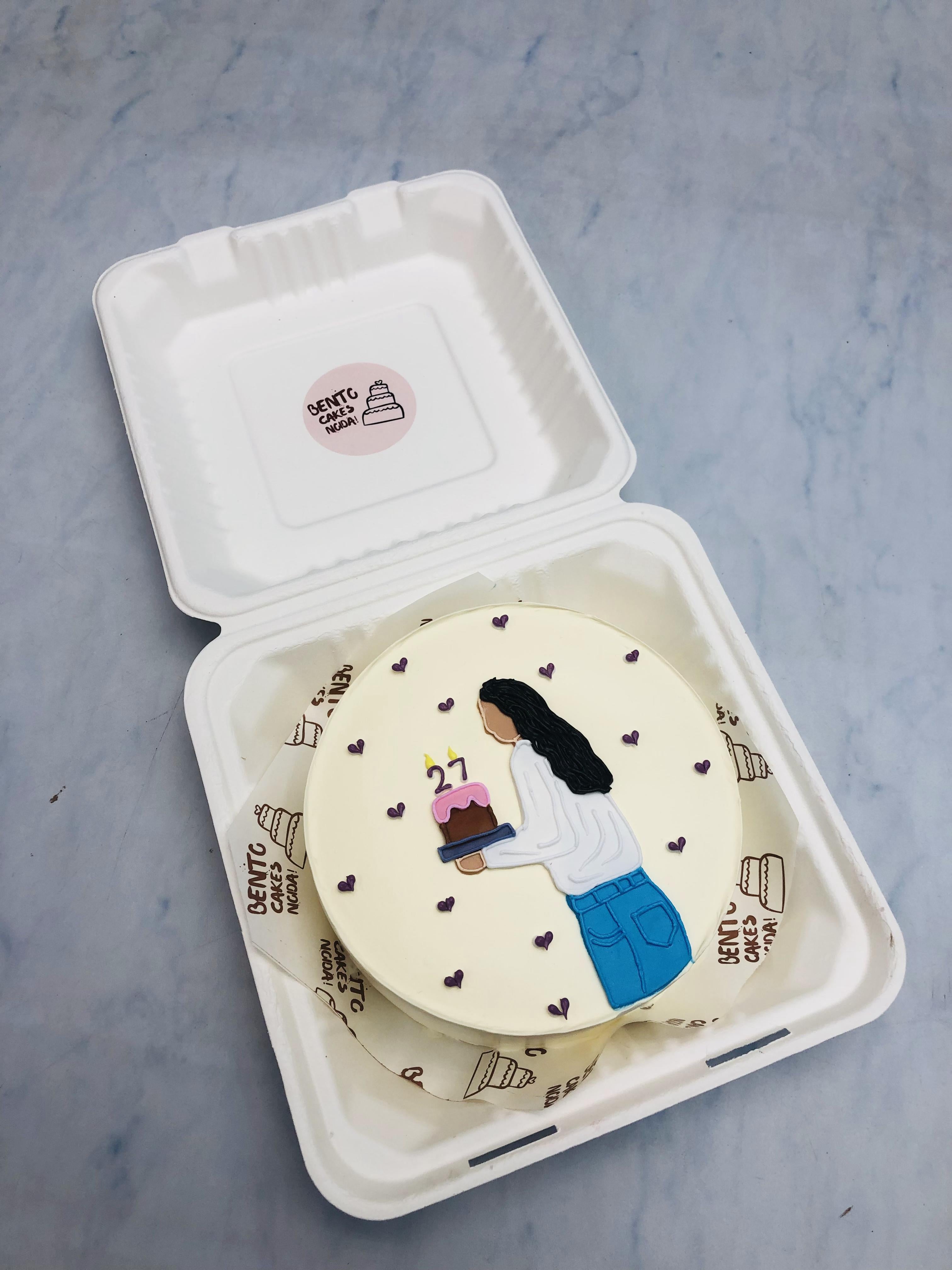 Girls Birthday Bento Cake