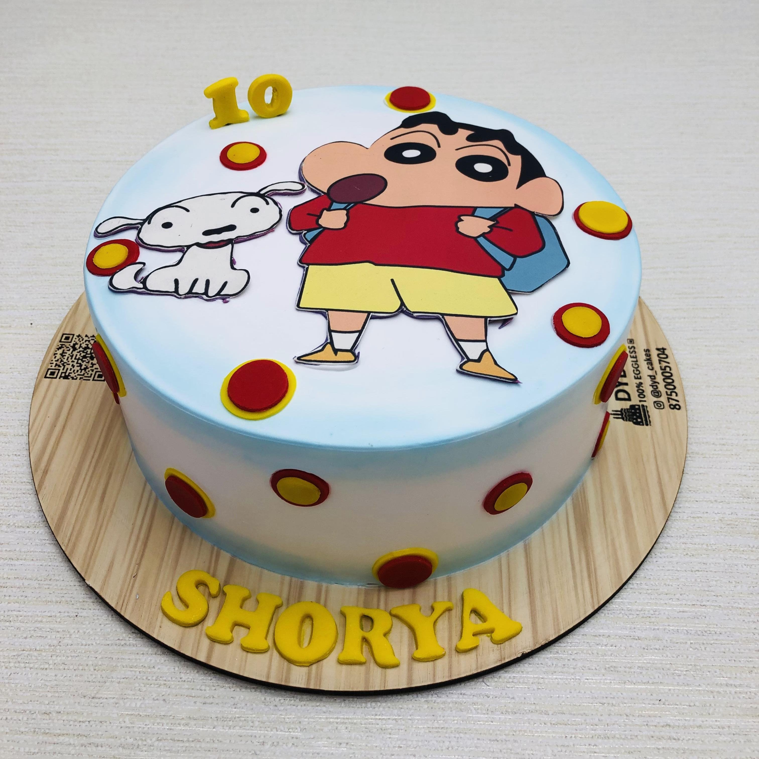 Shin Chan Photo Cake
