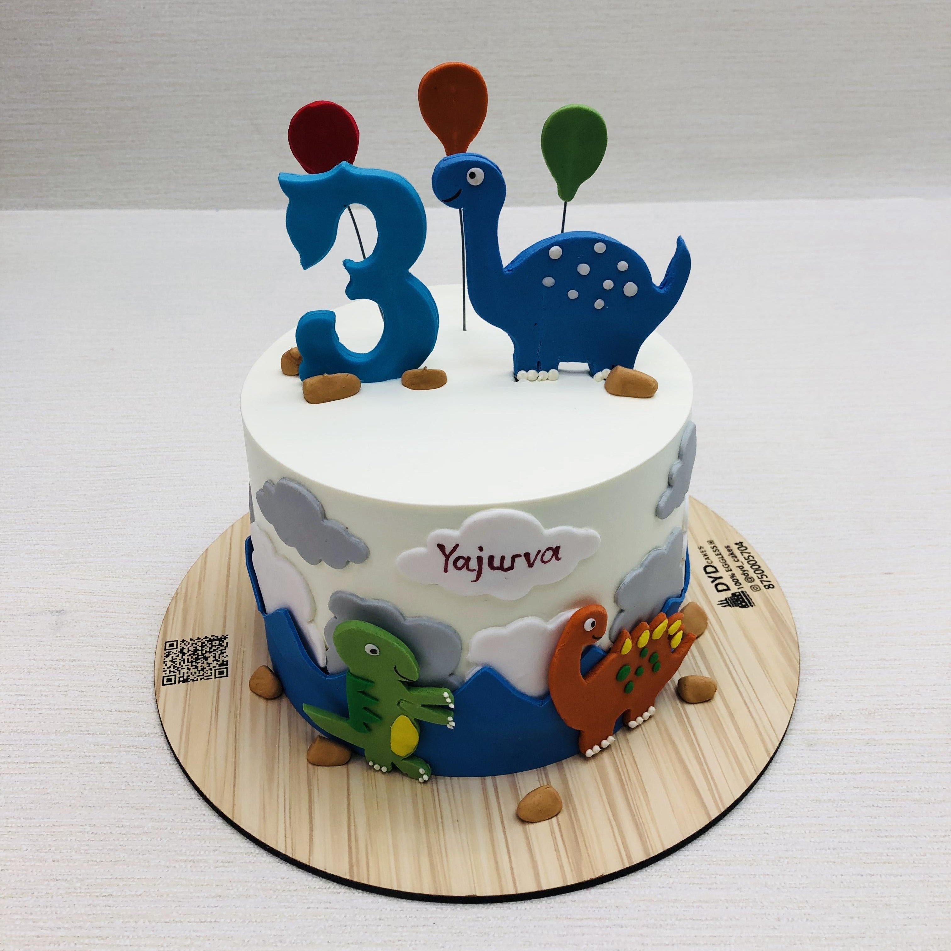 Cute Baby Animal Theme Cake