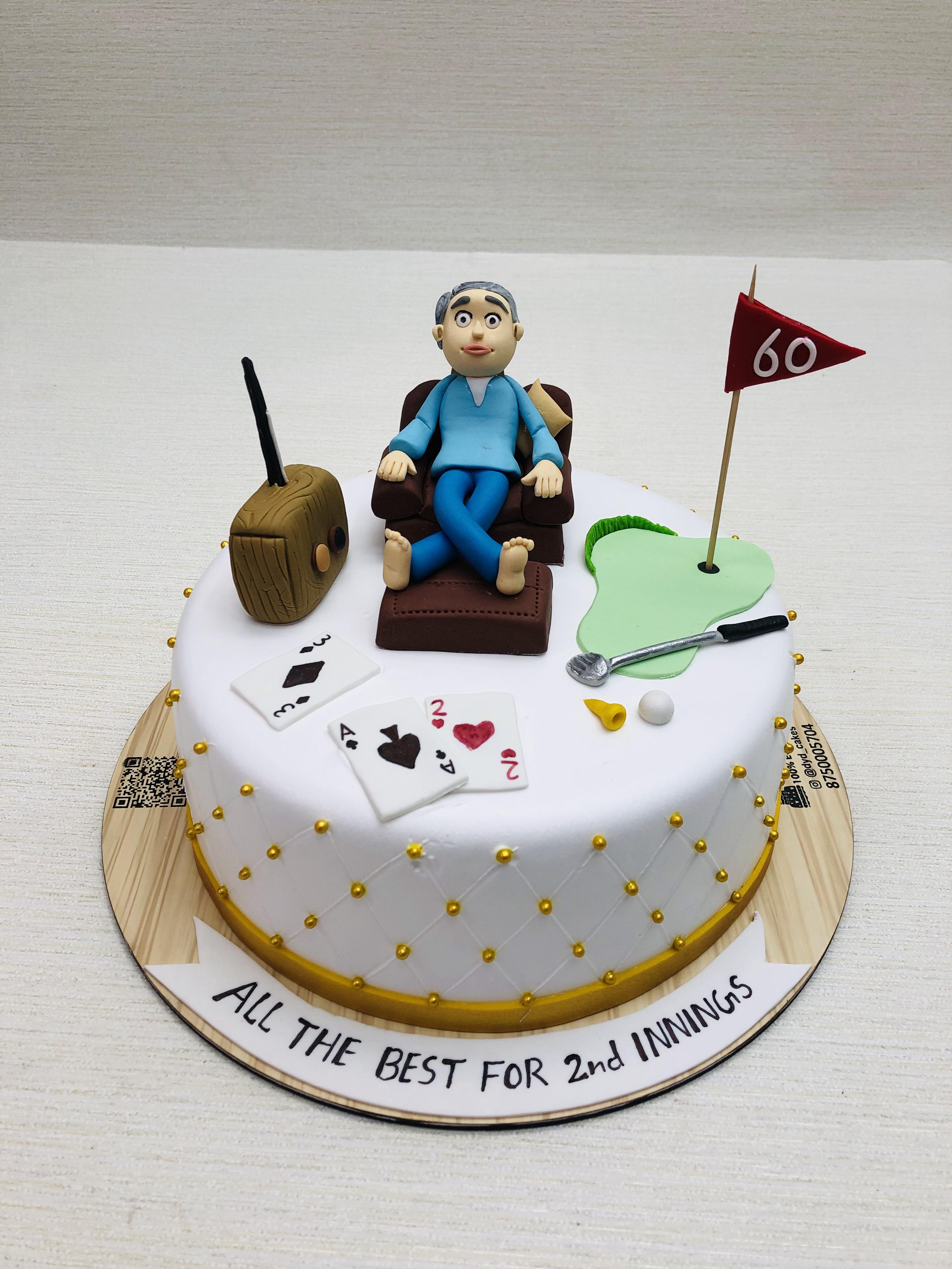 Men's Retirement Cake