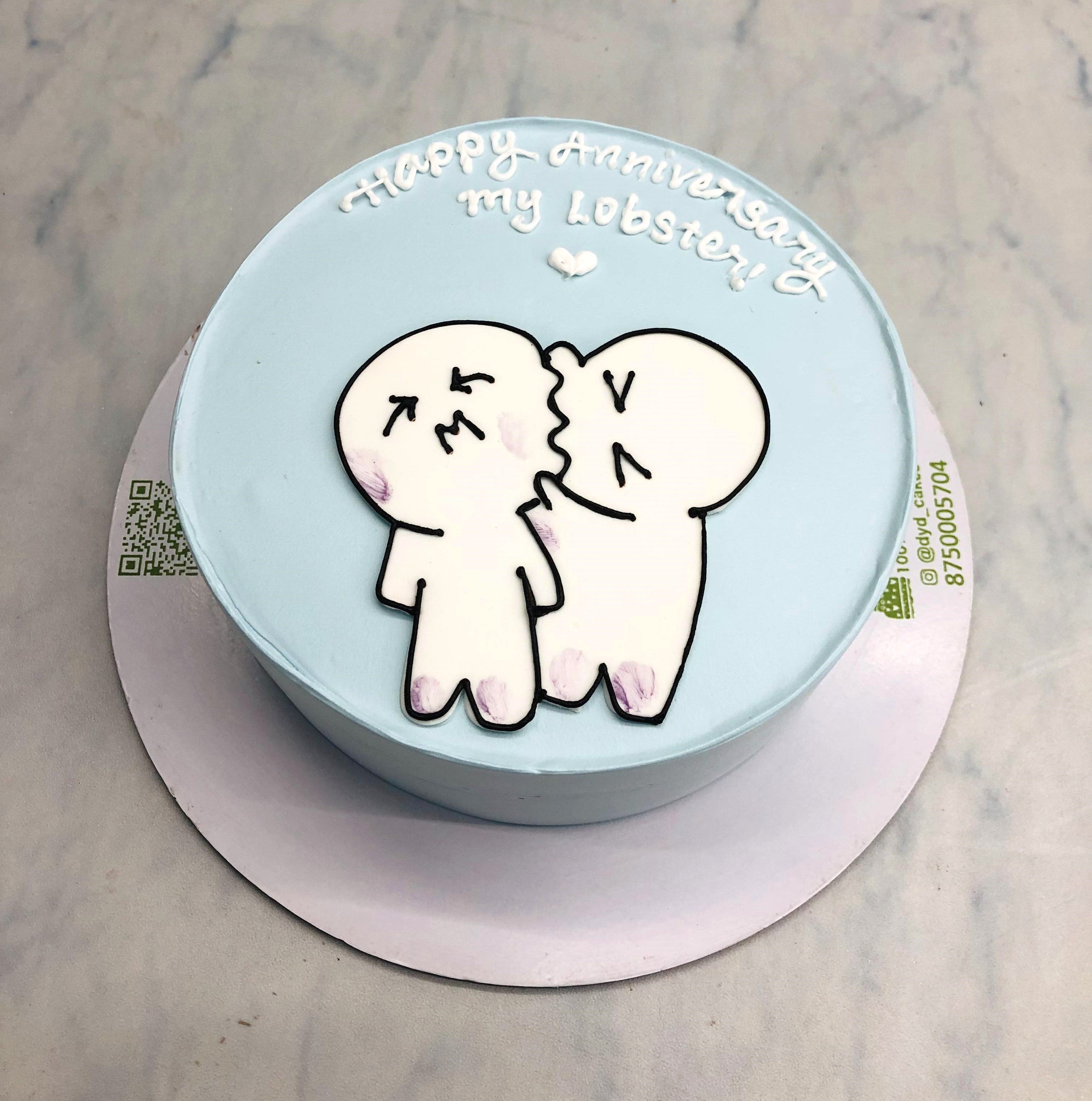 Lobster Theme Friends Cake