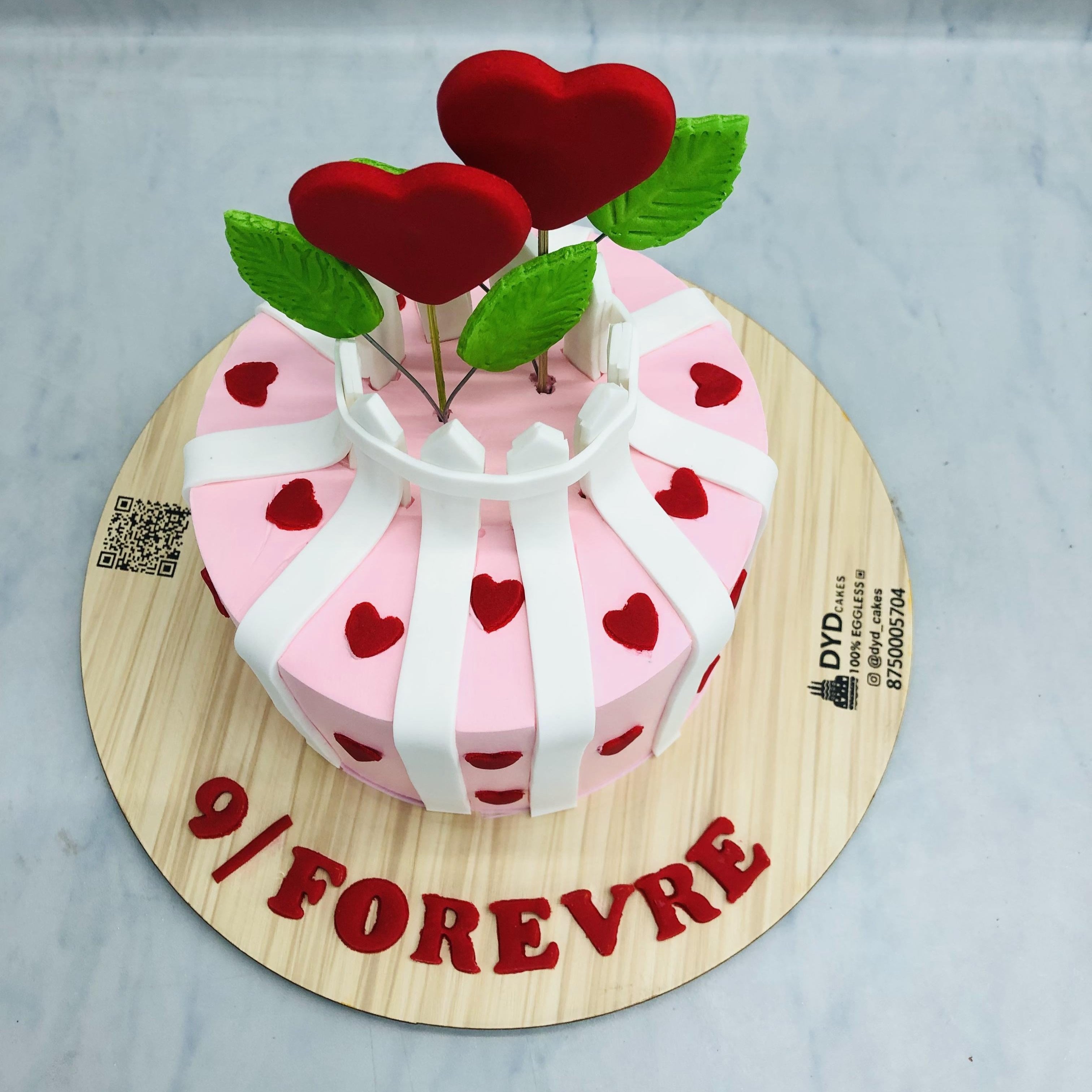 Beautiful Anniversary Theme Designer Cake