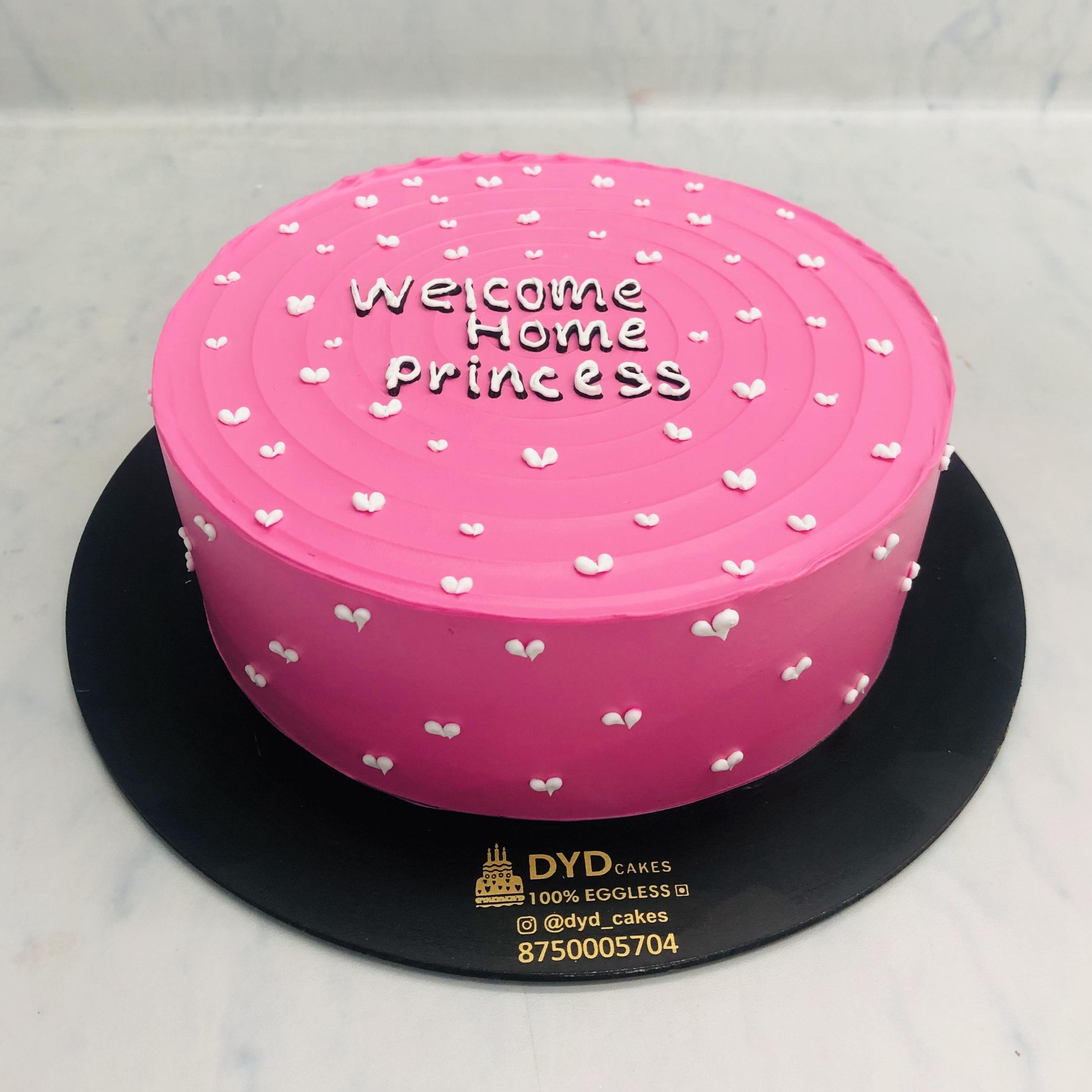 Pretty Pink Girls Cake