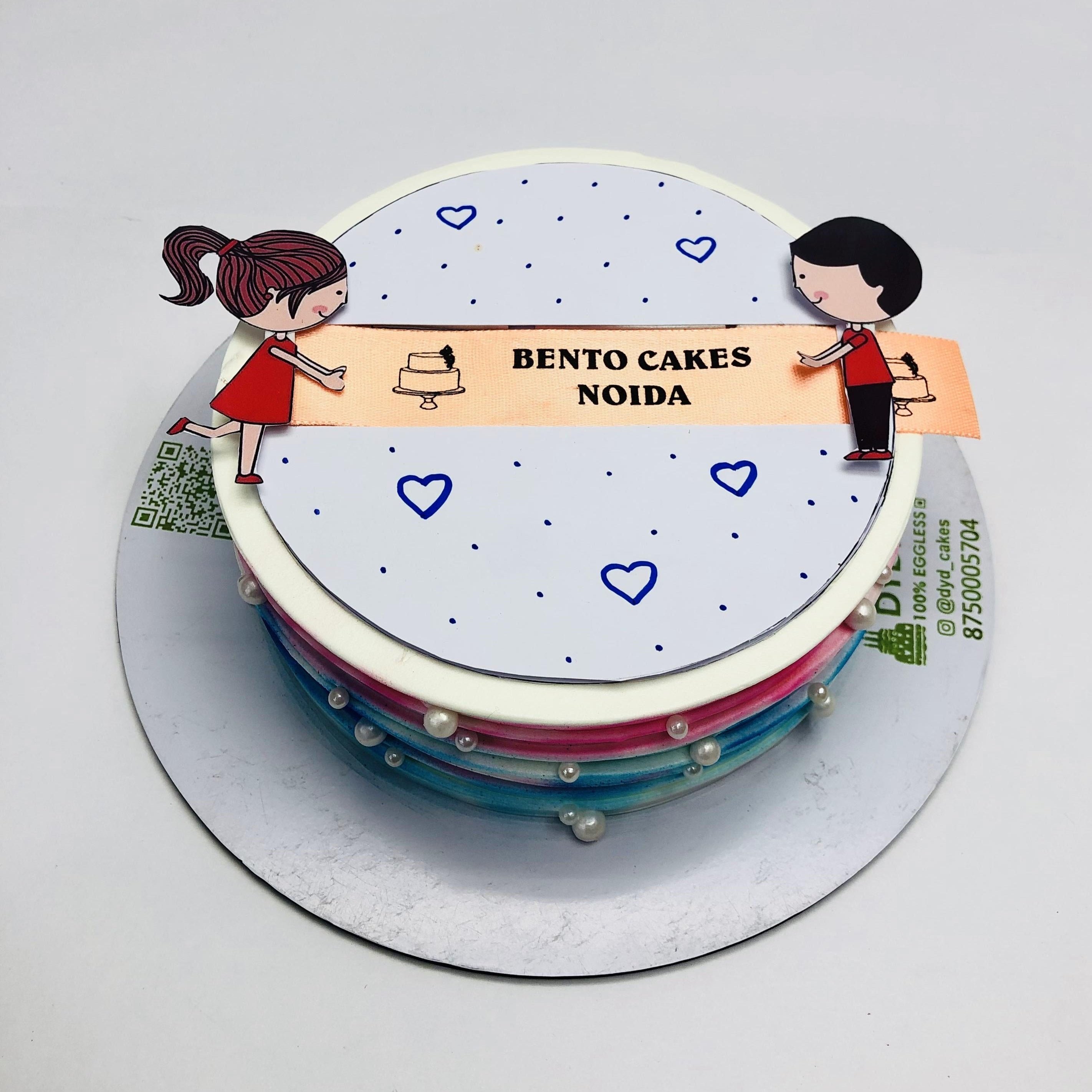 Secret Message Theme Lovers Cake