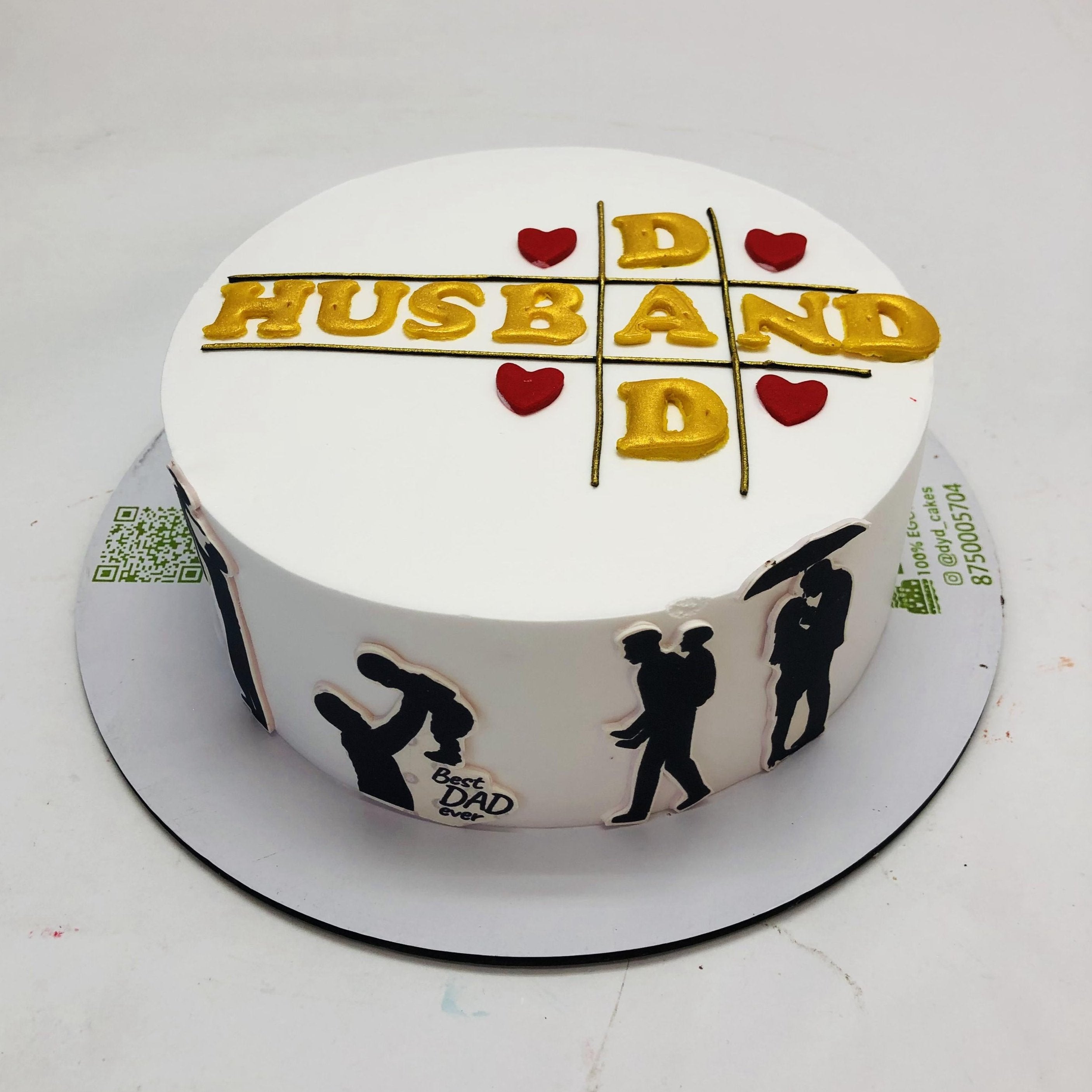 Golden Husband- Dad Theme Cake