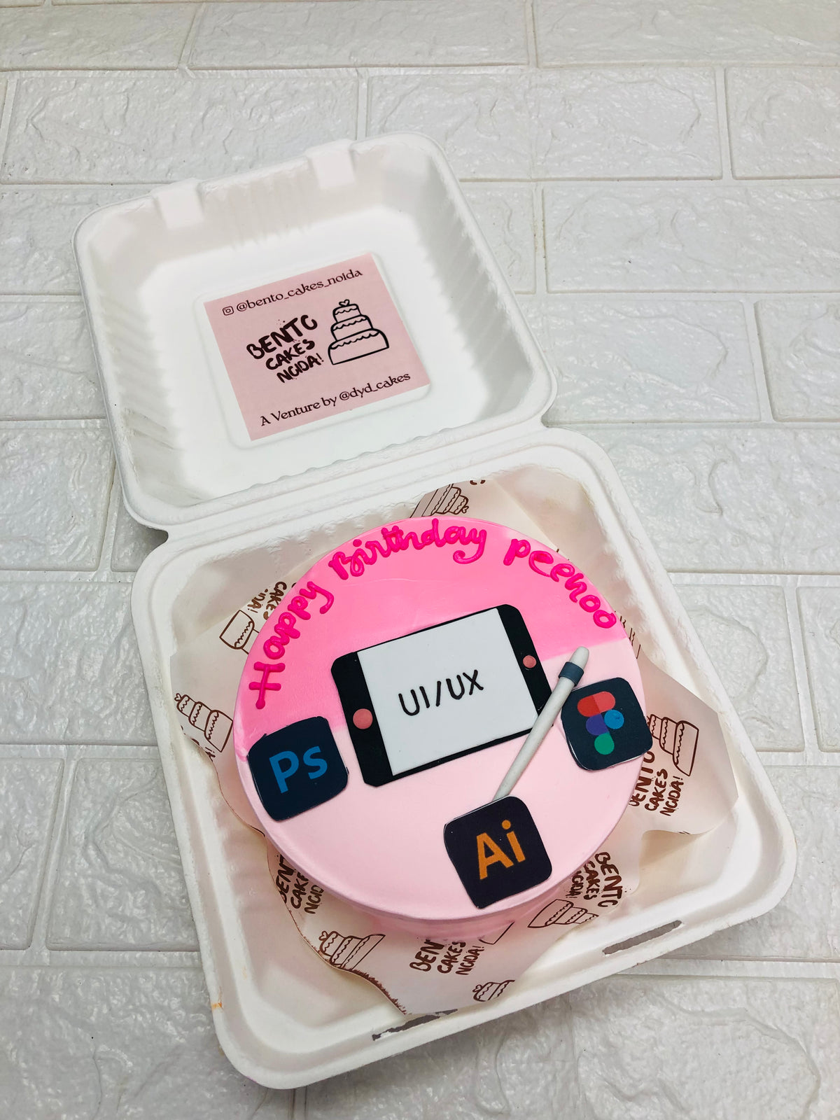 UI/AI Theme Bento Cake