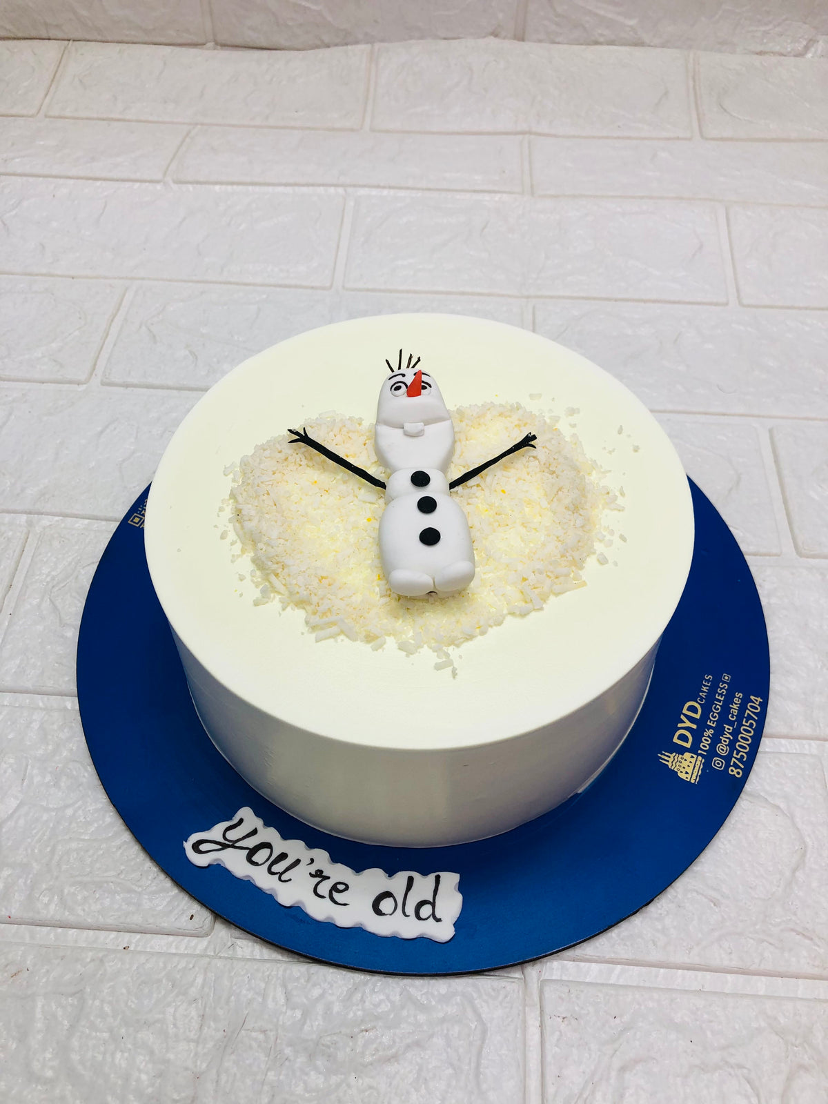 Frozen Olaf Cake