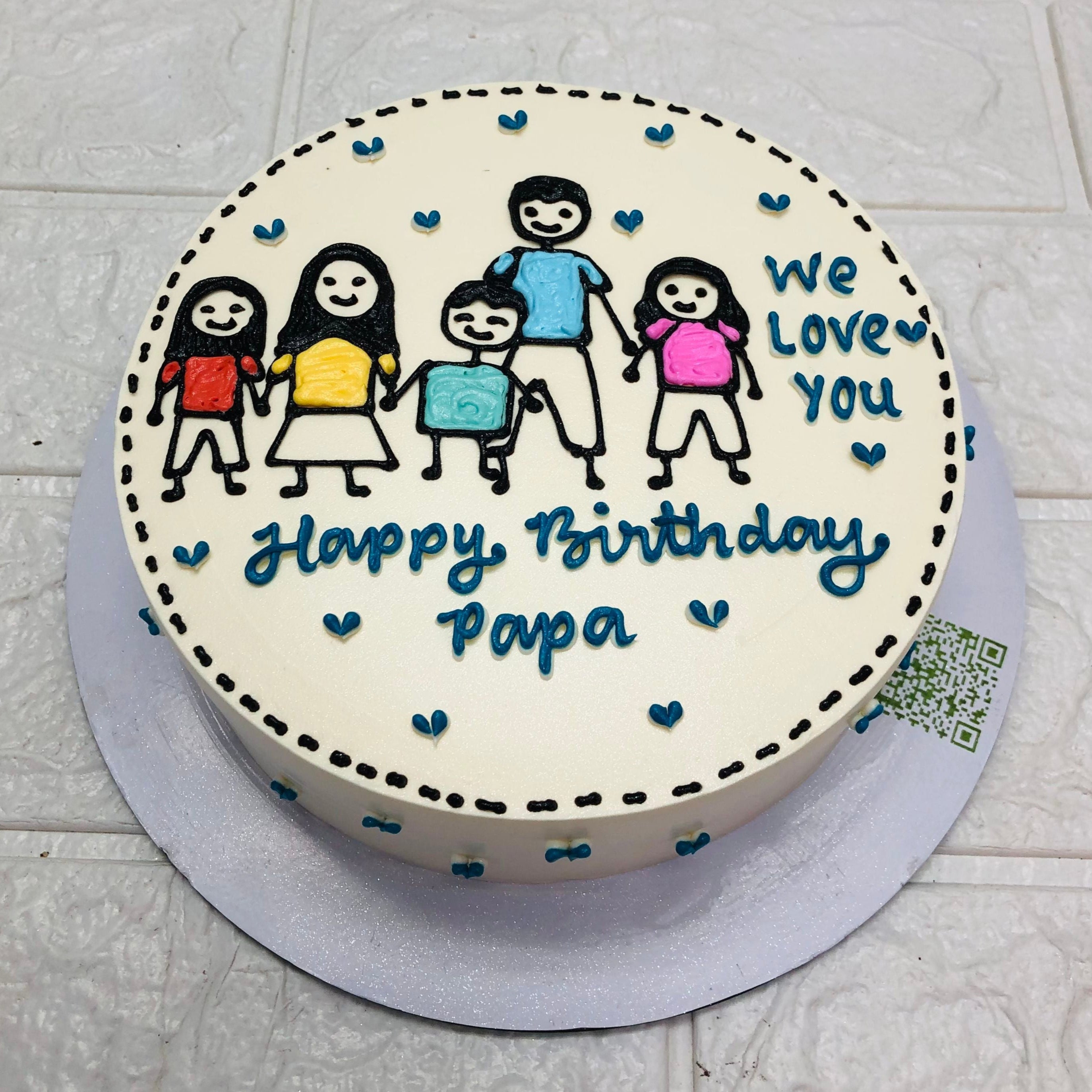 Cute Birthday Cake For Father