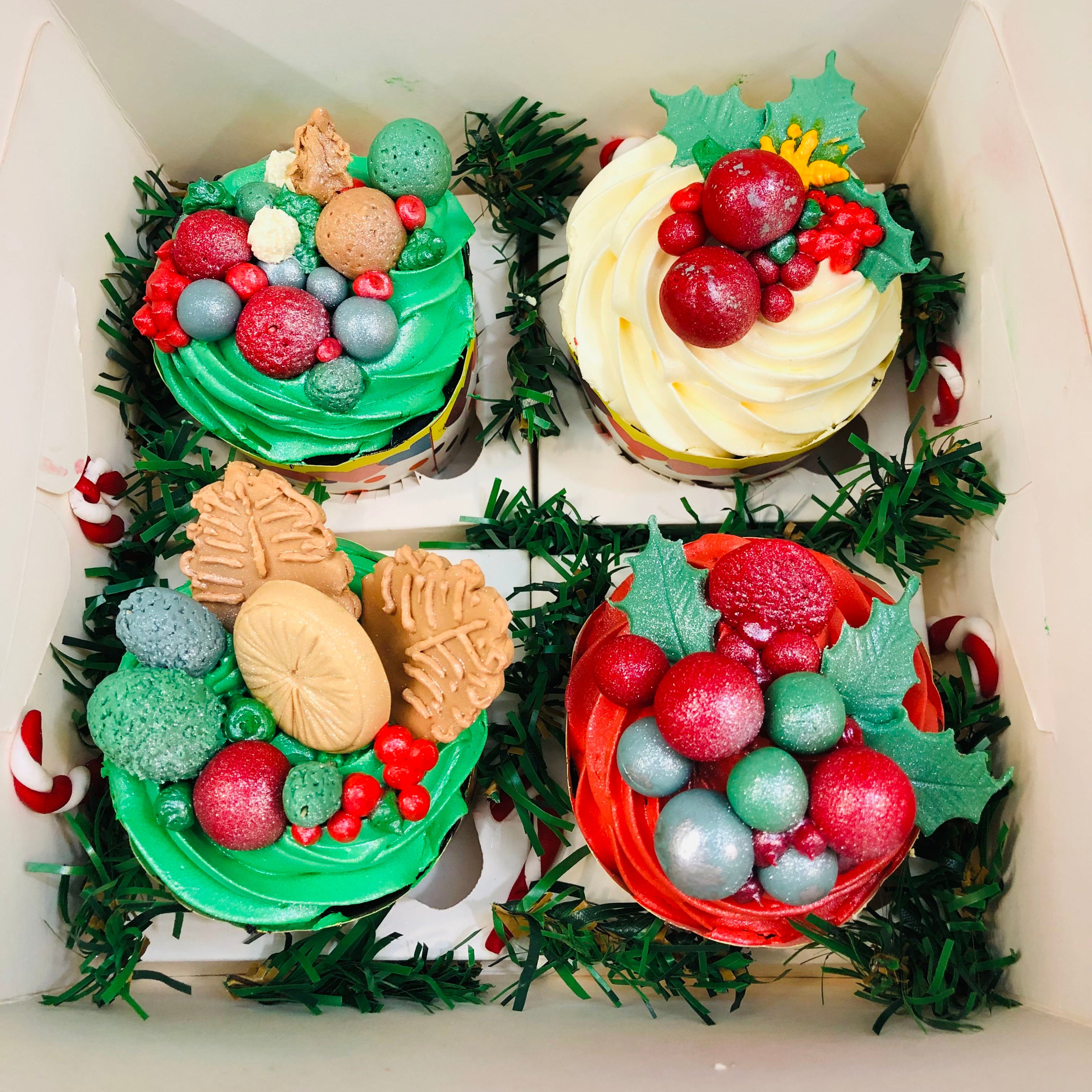 Christmas Theme Cupcake Set