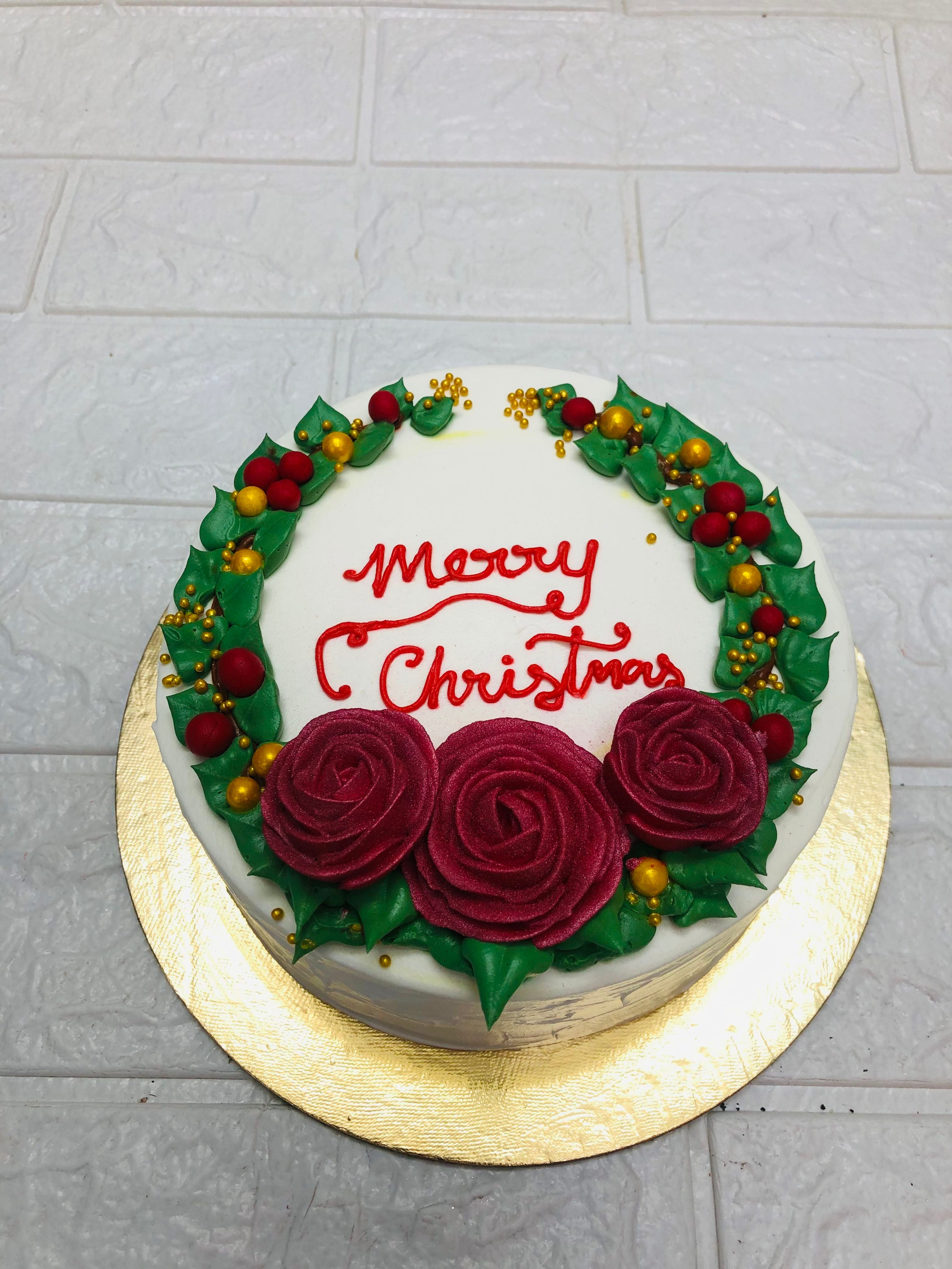 Merry Christmas Beautiful Cake