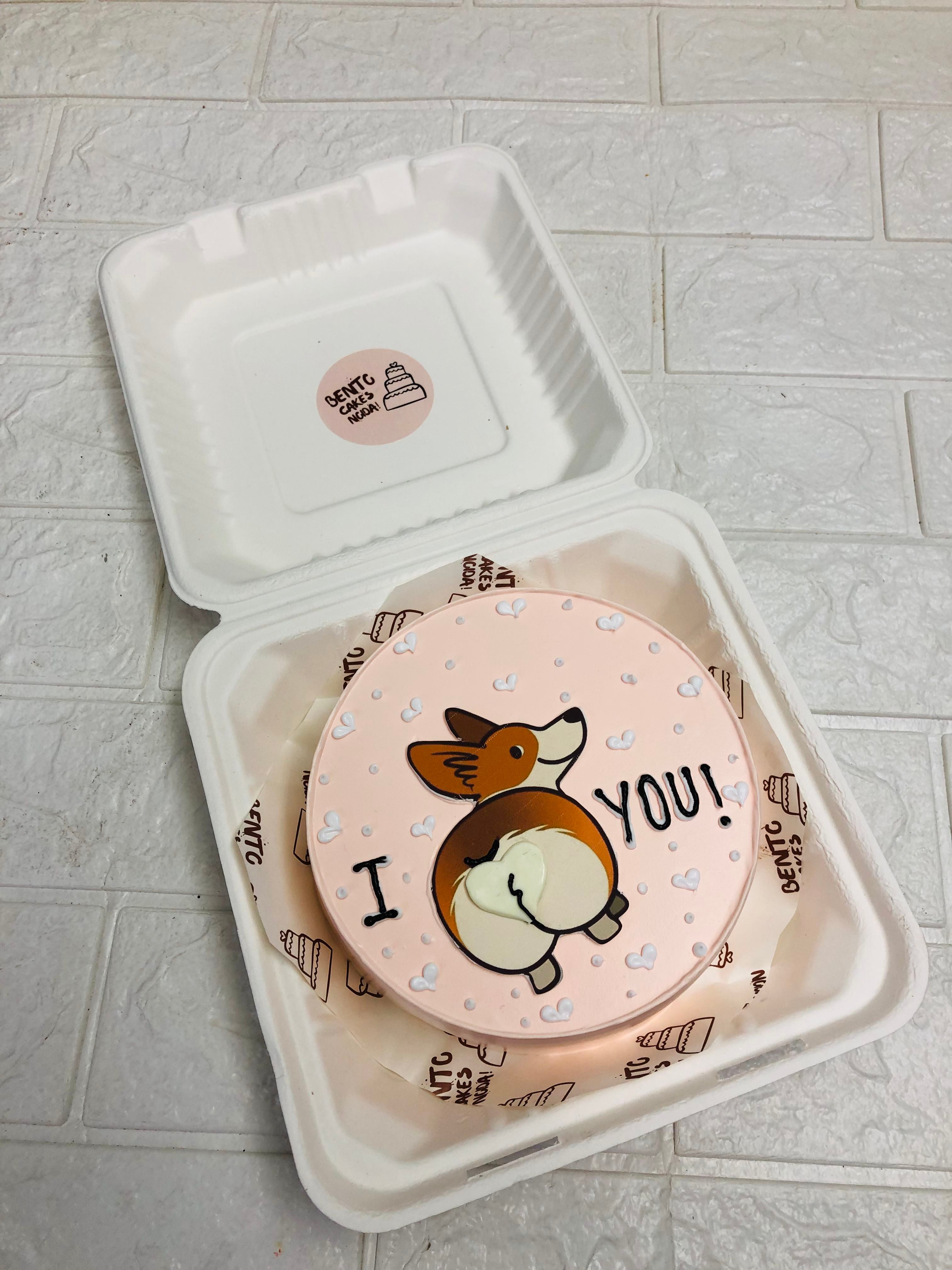 I Love You Theme Bento Cake