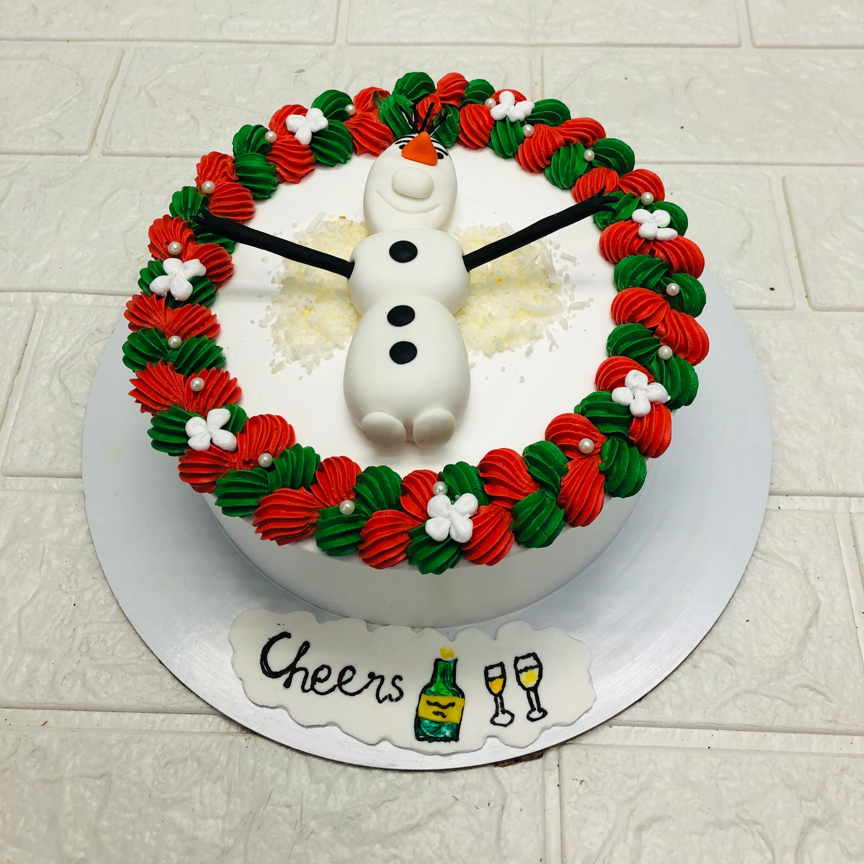 Frozen Olaf Designer Cake