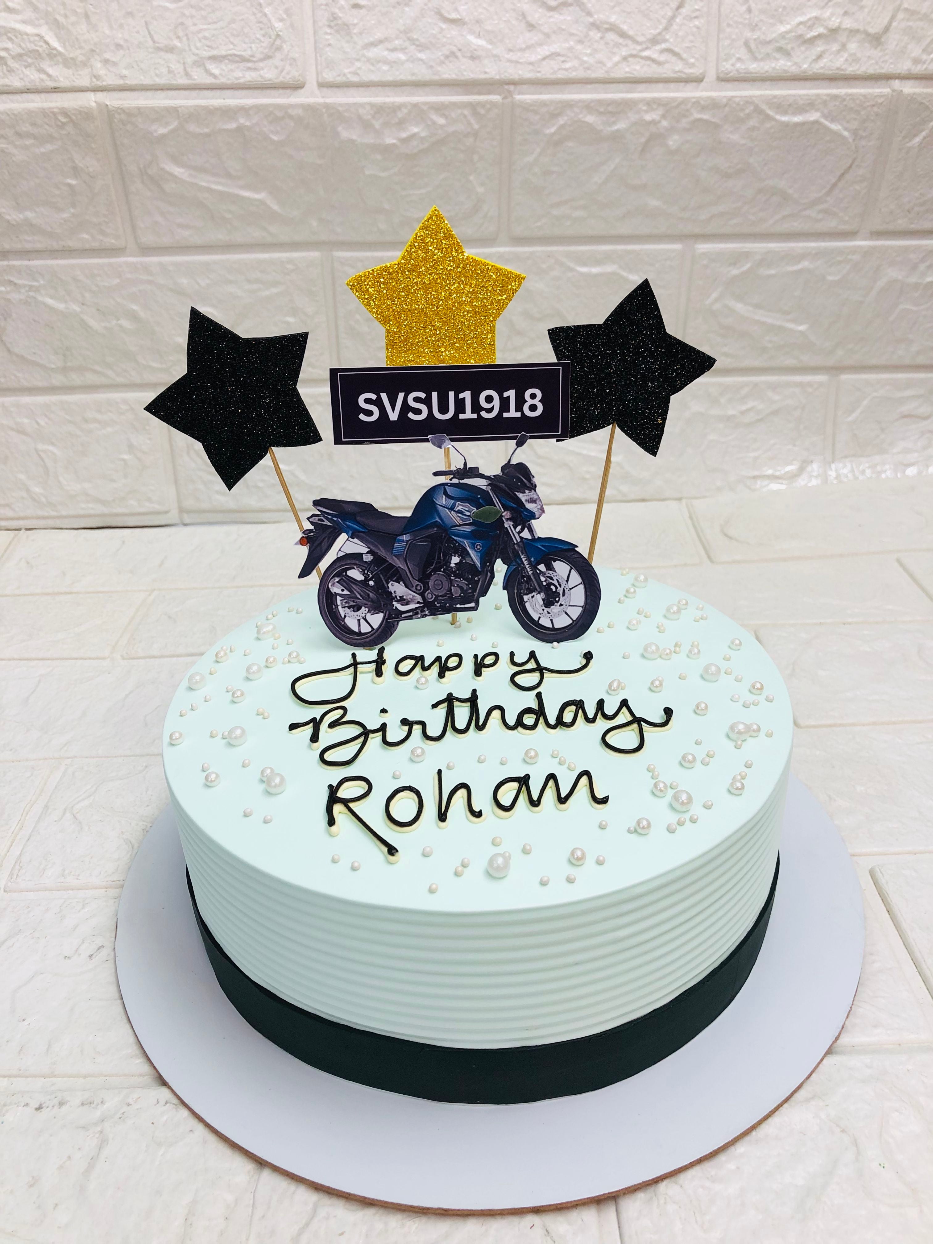 Bike Theme Birthday Cake