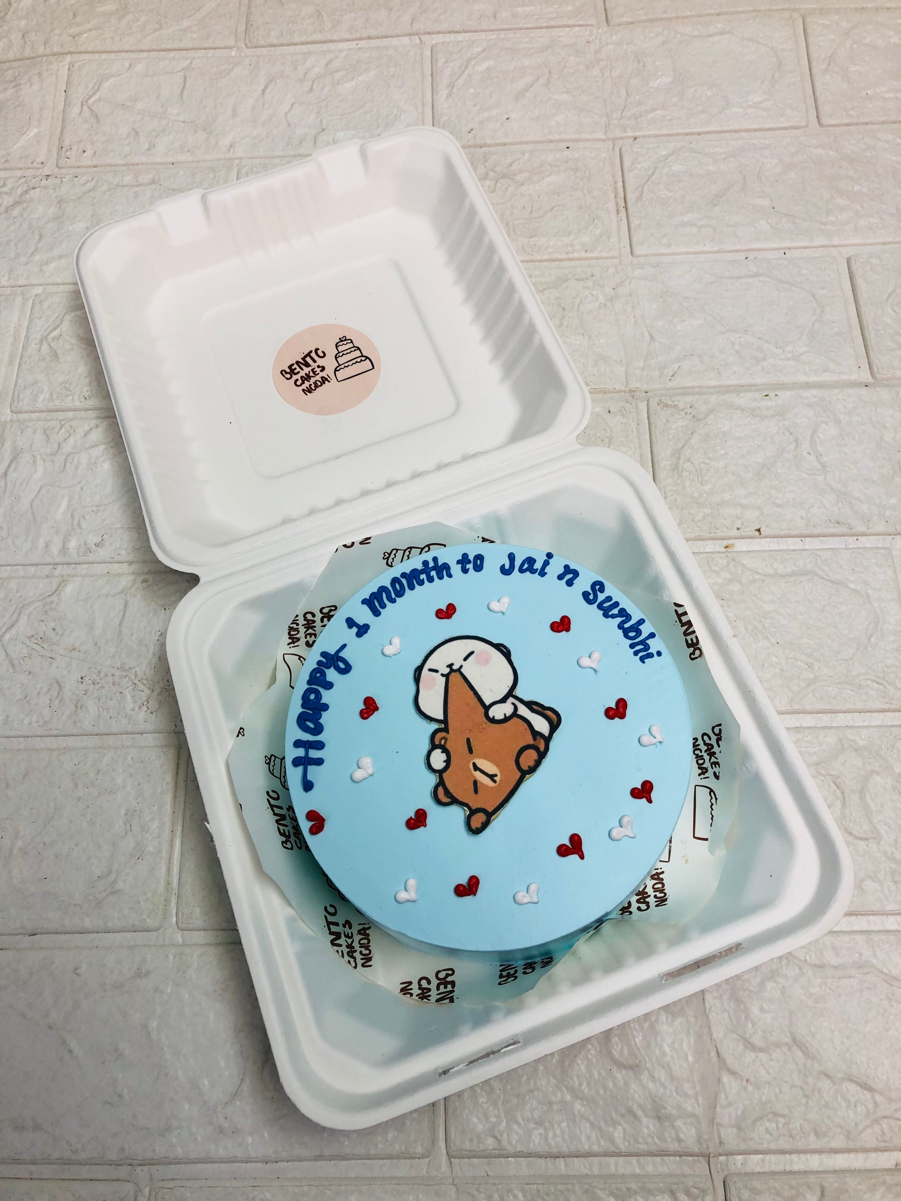 Bubu Dudu Anniversary Bento Cake 2