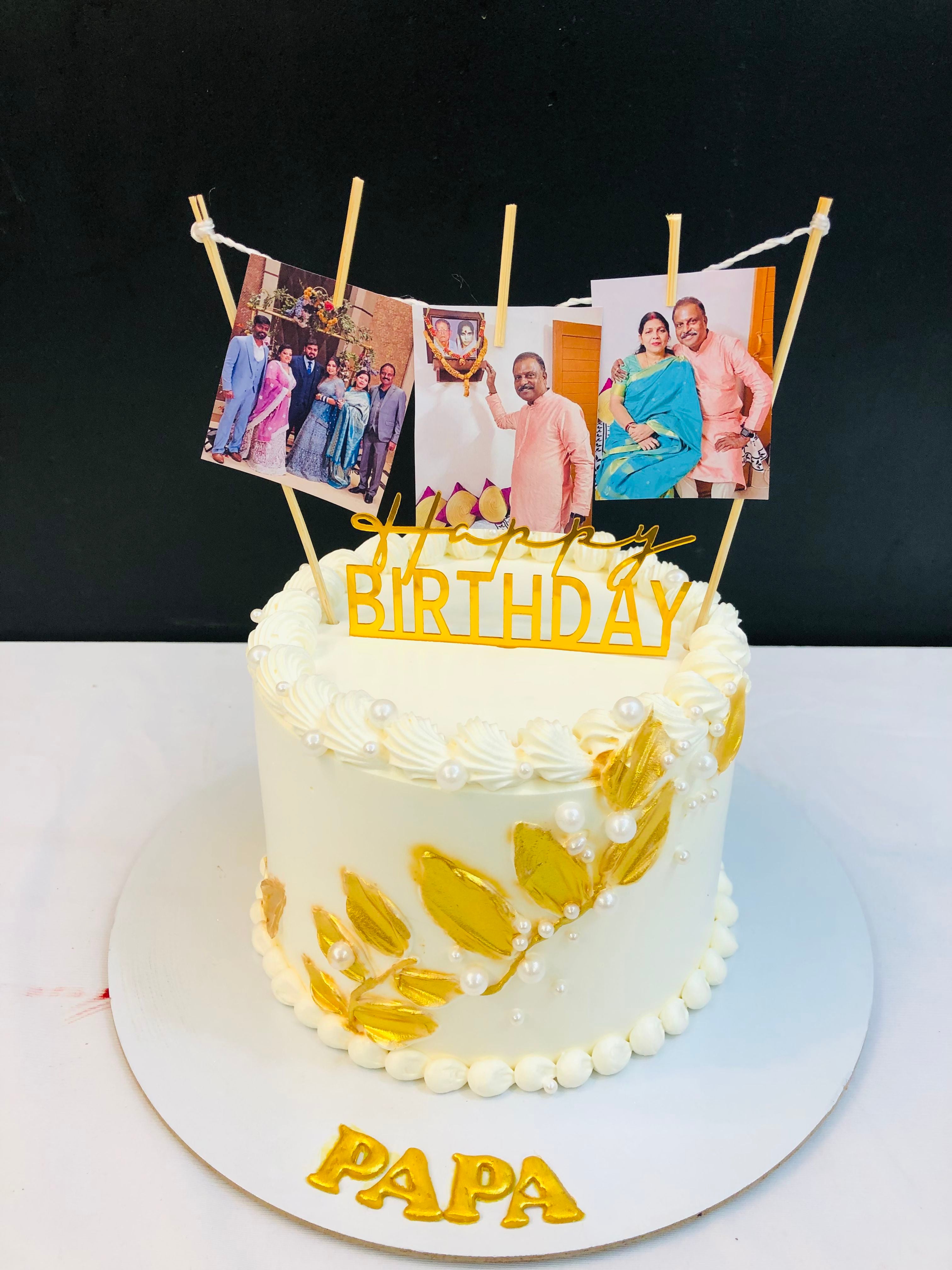 Beautiful Photo Cake For Birthday