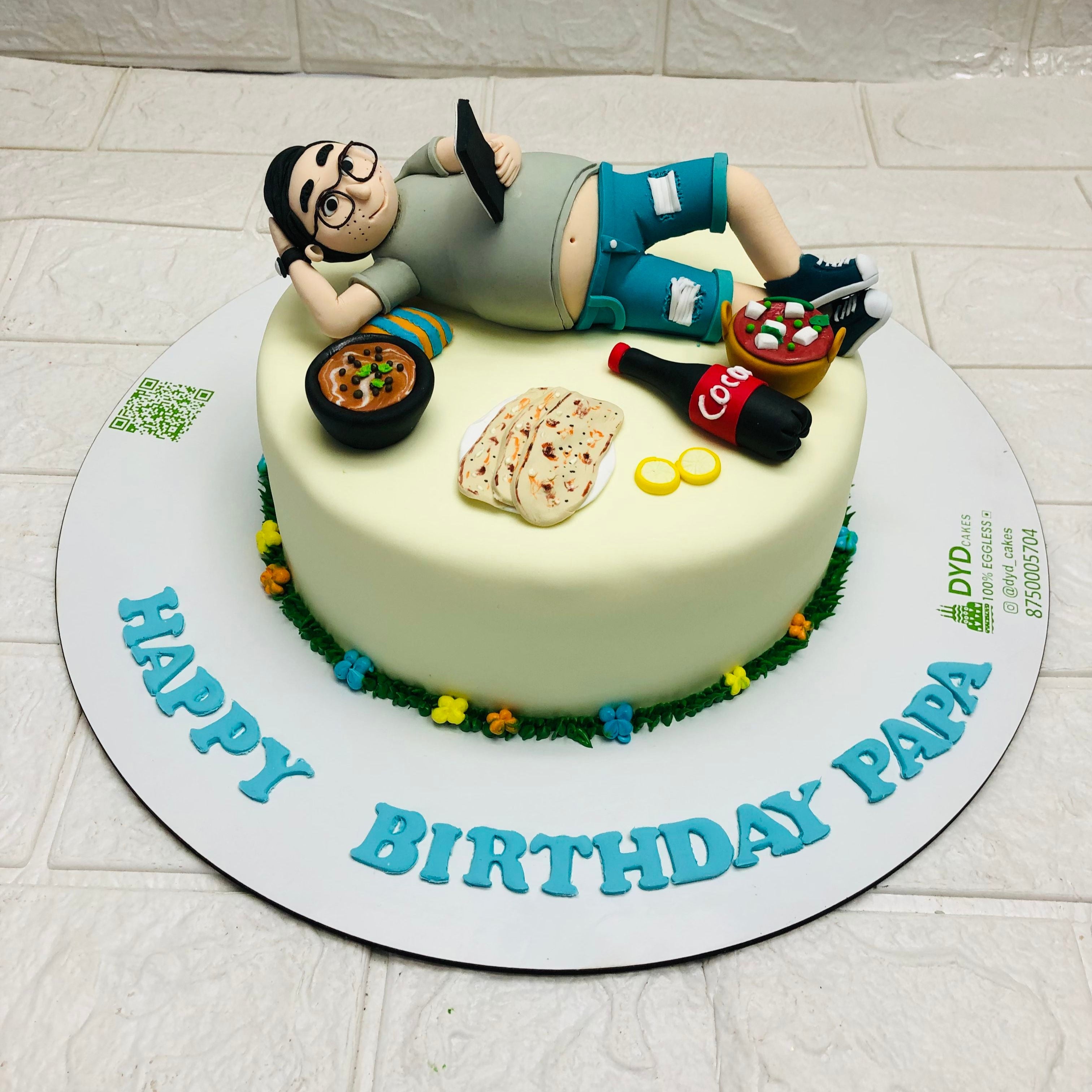 Foody Dad Birthday Cake