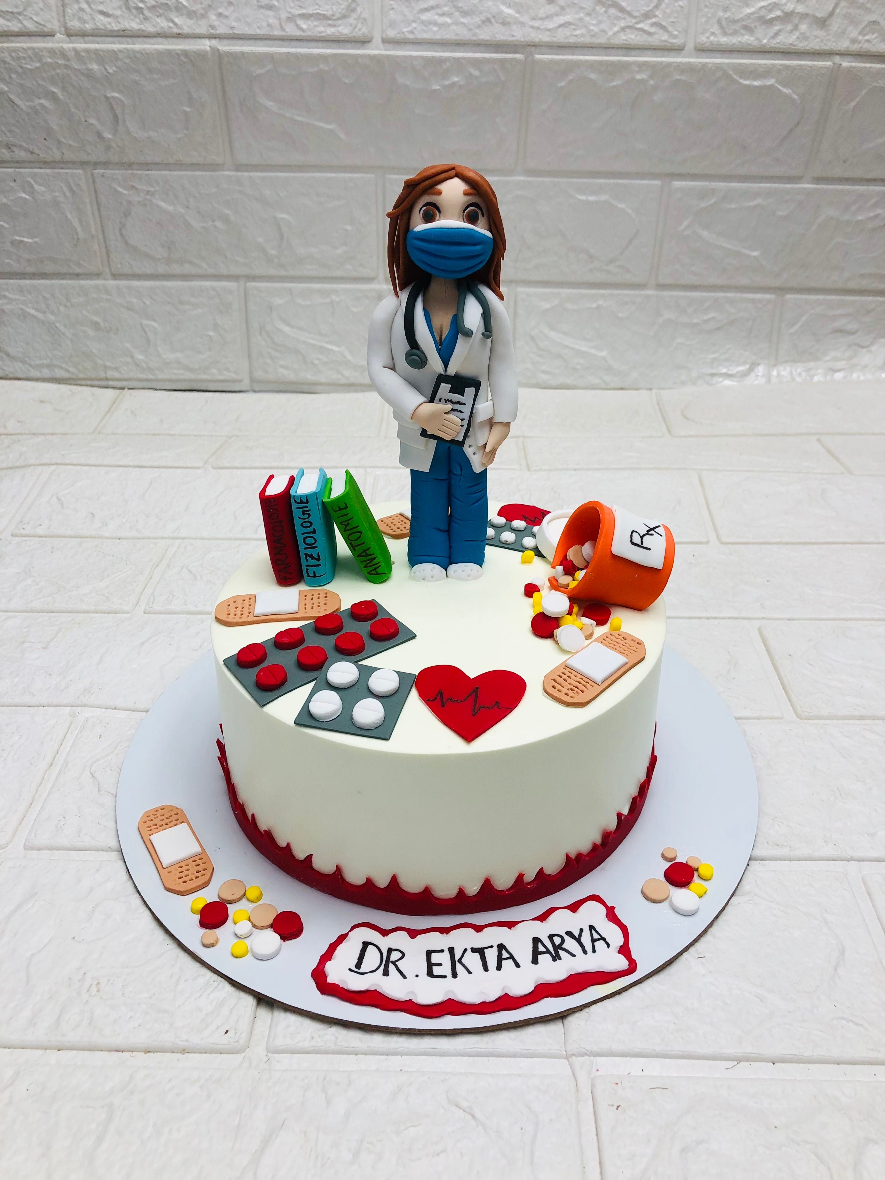 Doctor Theme Designer Cake