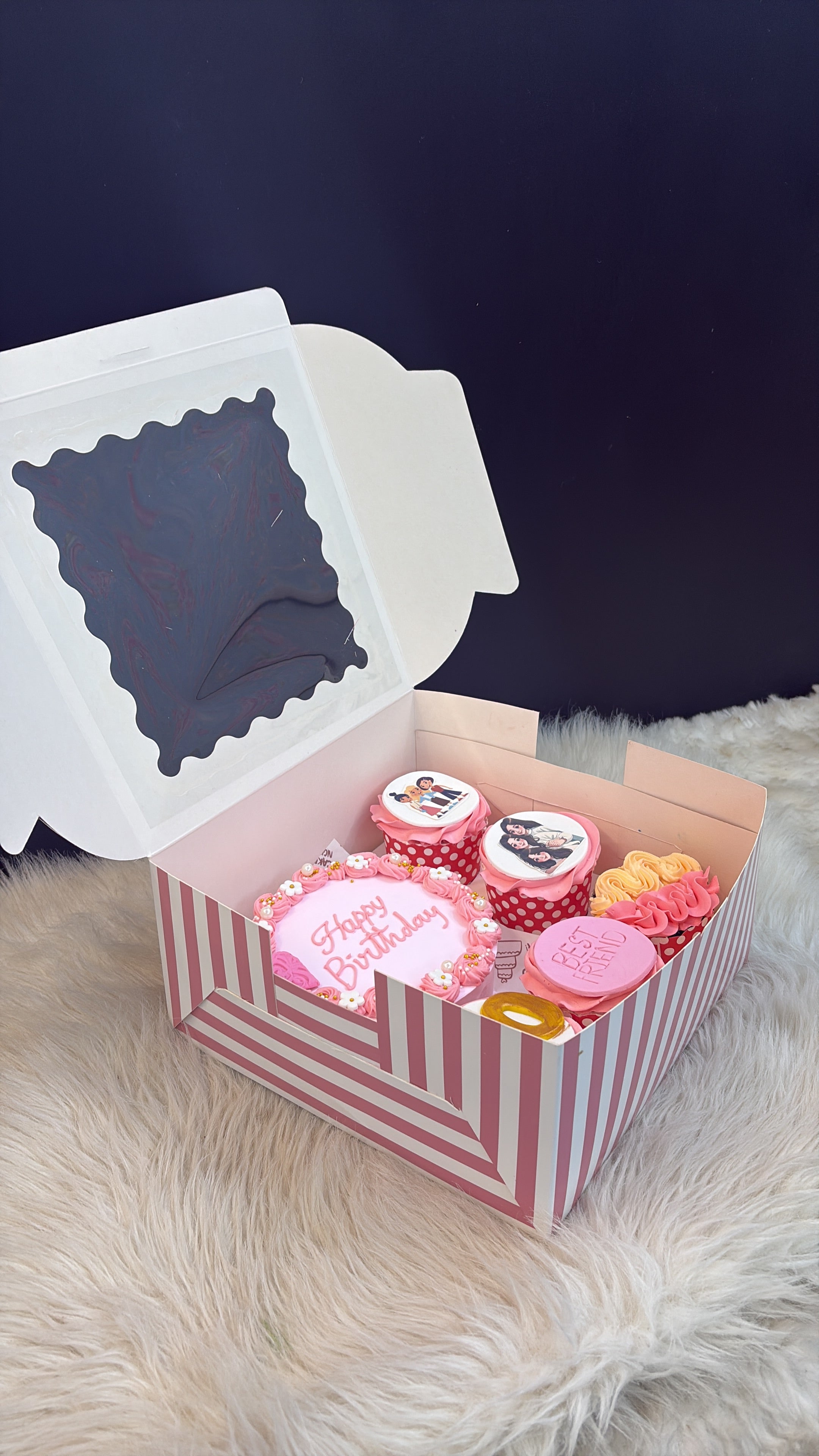 Best Friend Birthday Cake & Cupcake Combo – 20th Birthday Gift