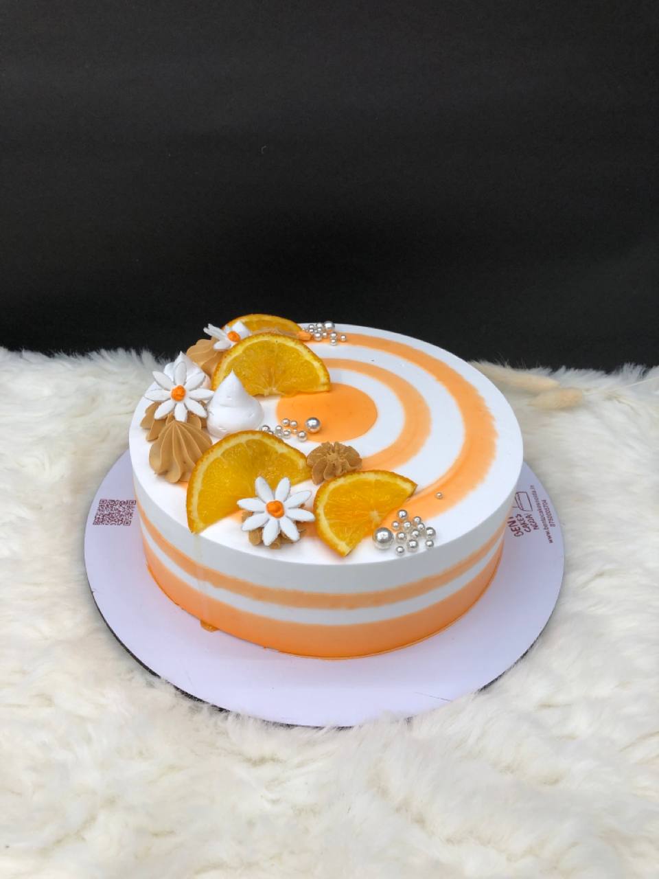 Fresh Orange Delight Cake