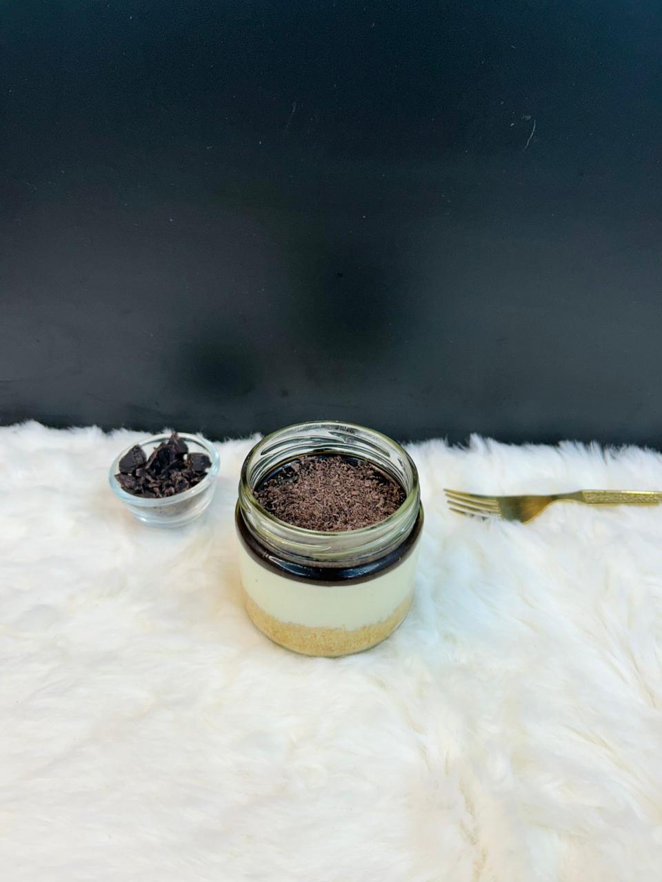Dark Chocolate Cheesecake Jar