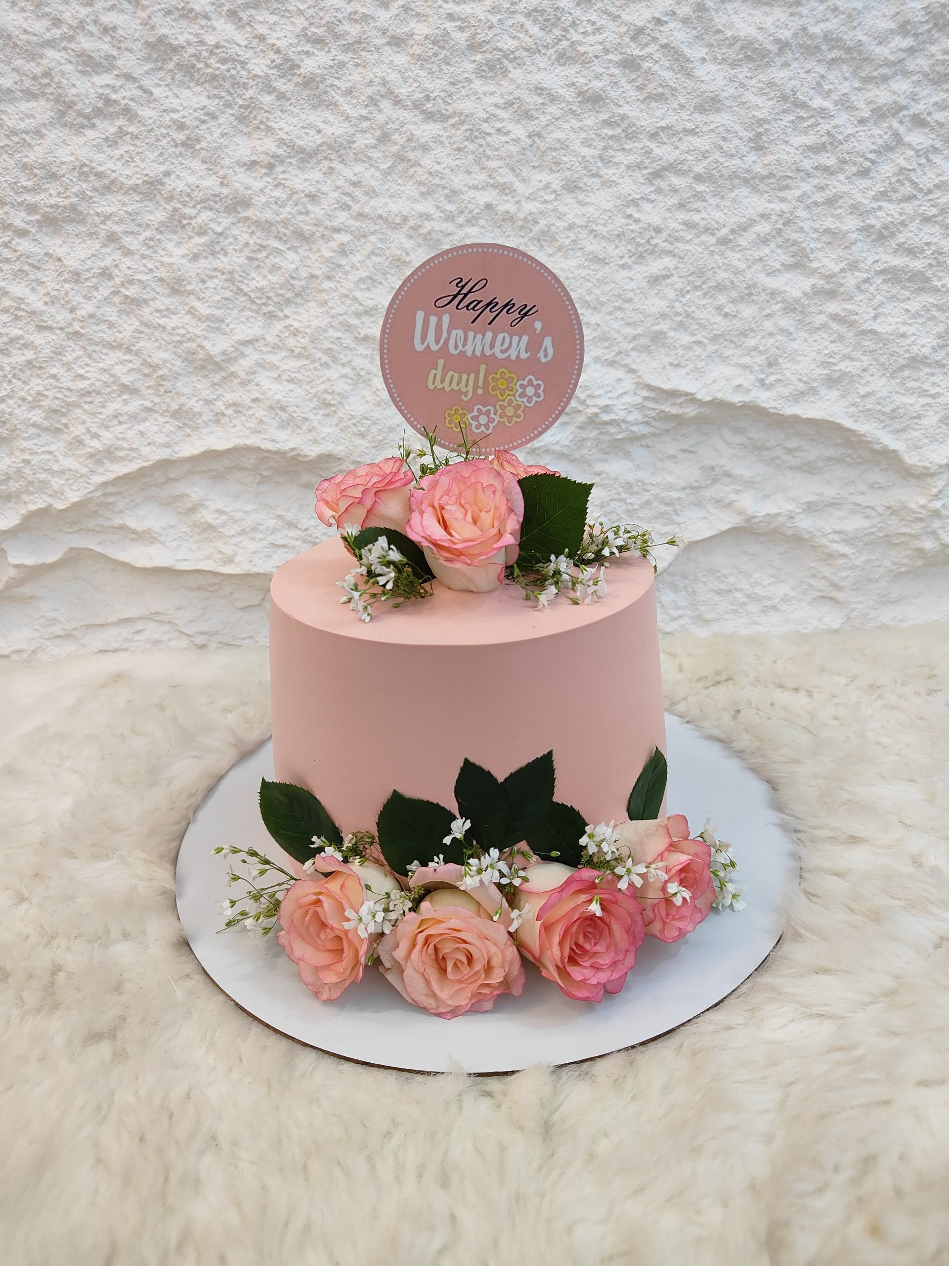 Elegant Women’s Day Rose Cake