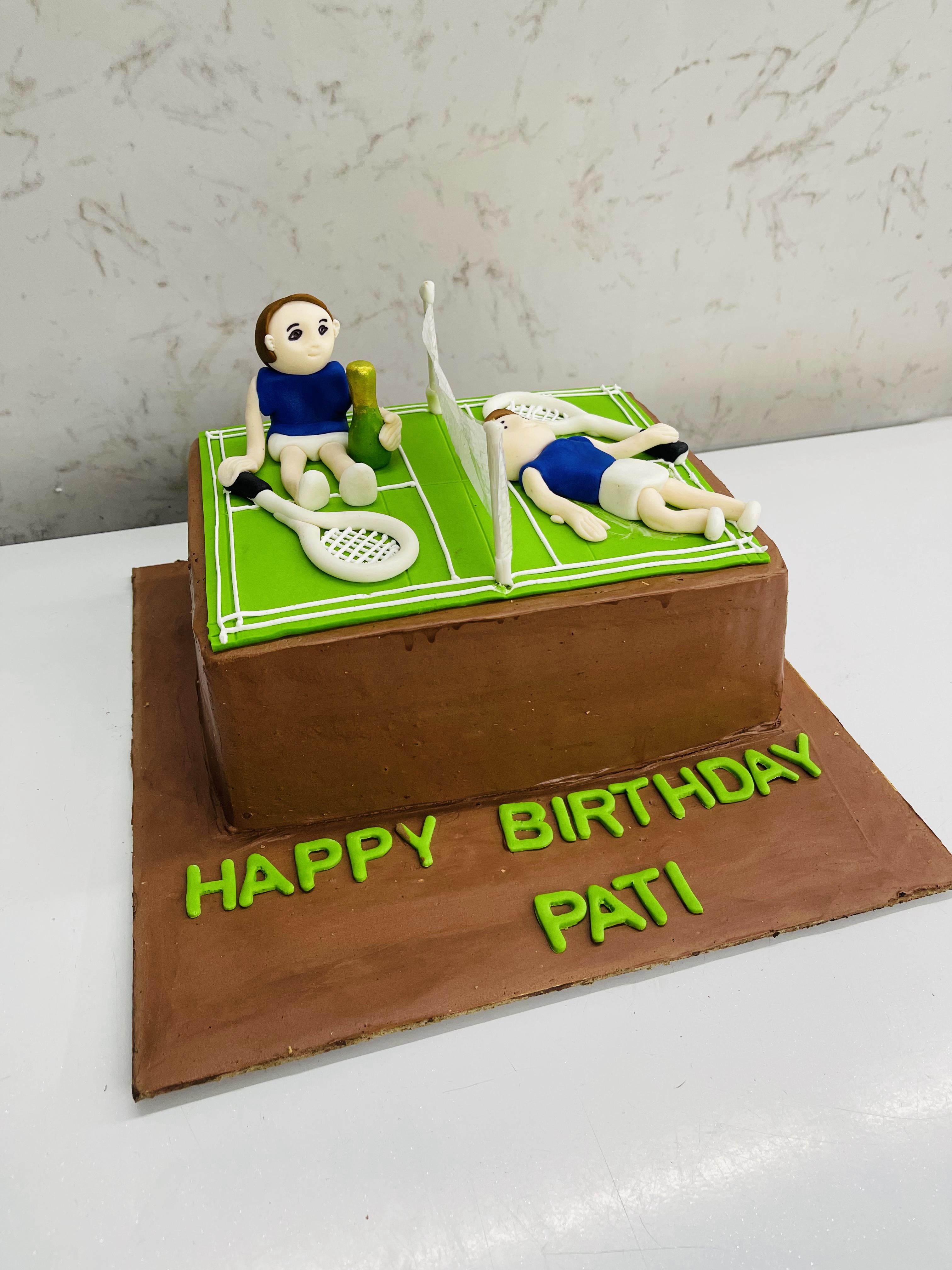 Badminton With Husband Cake