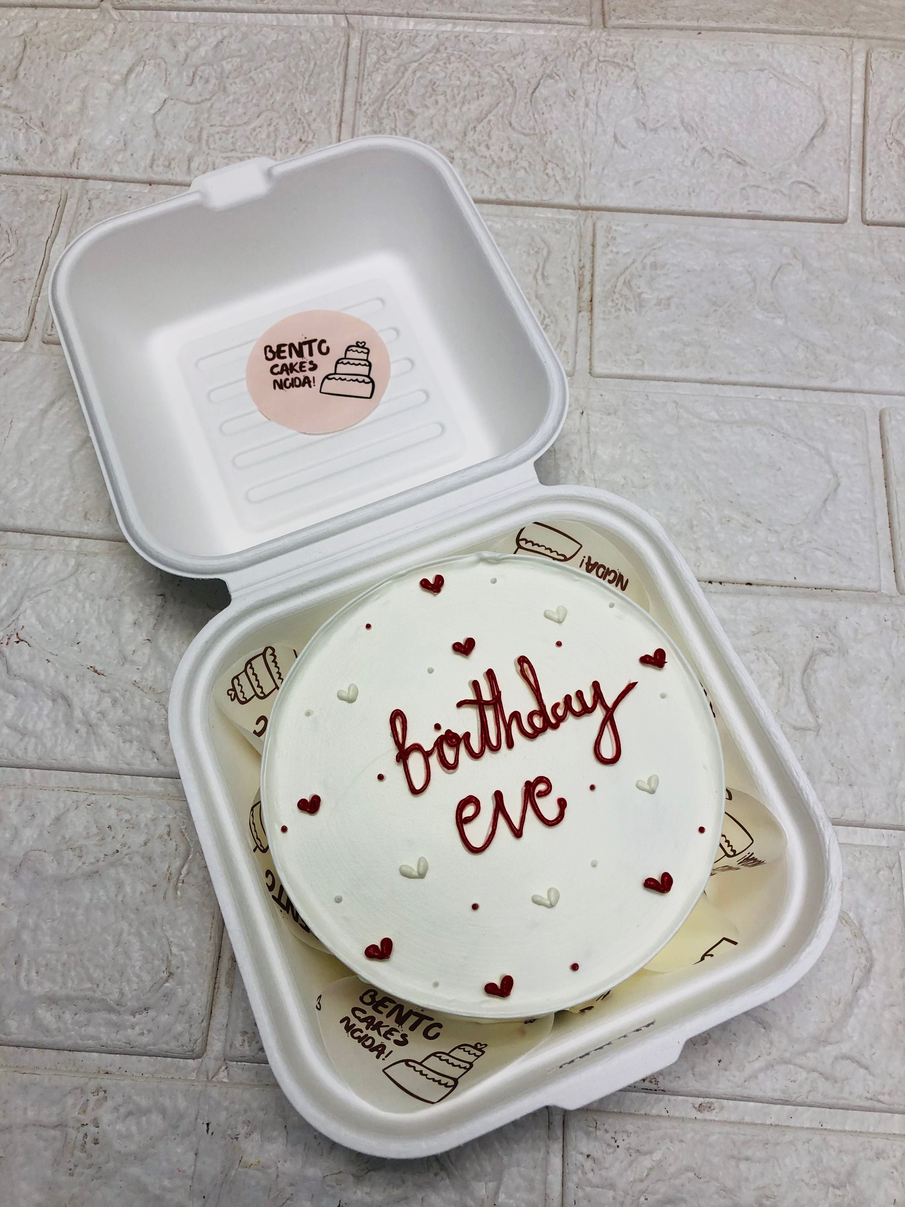 Birthday Eve Bento Cake - Delightful Mini Celebration Cake