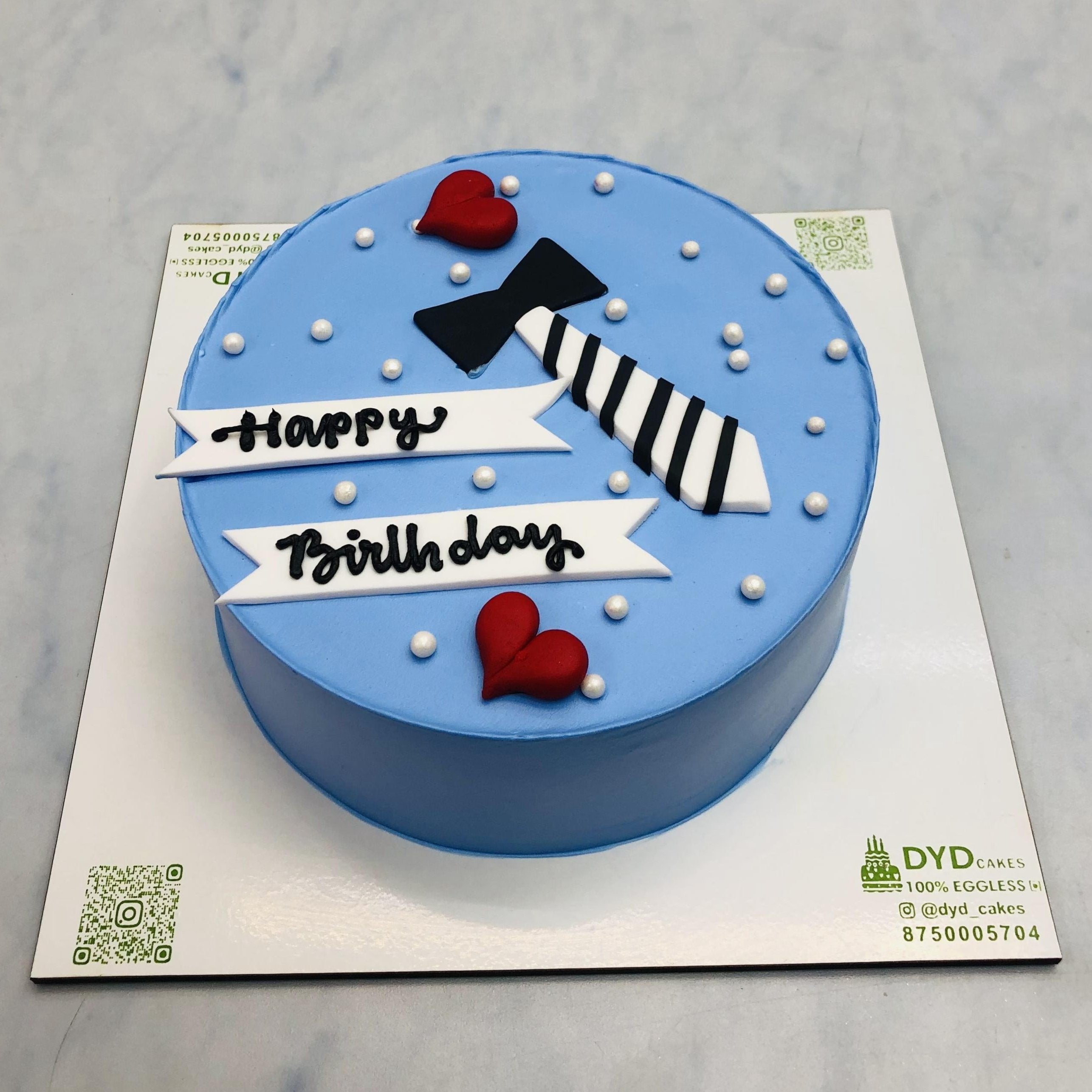 Customized Tie Theme Cake