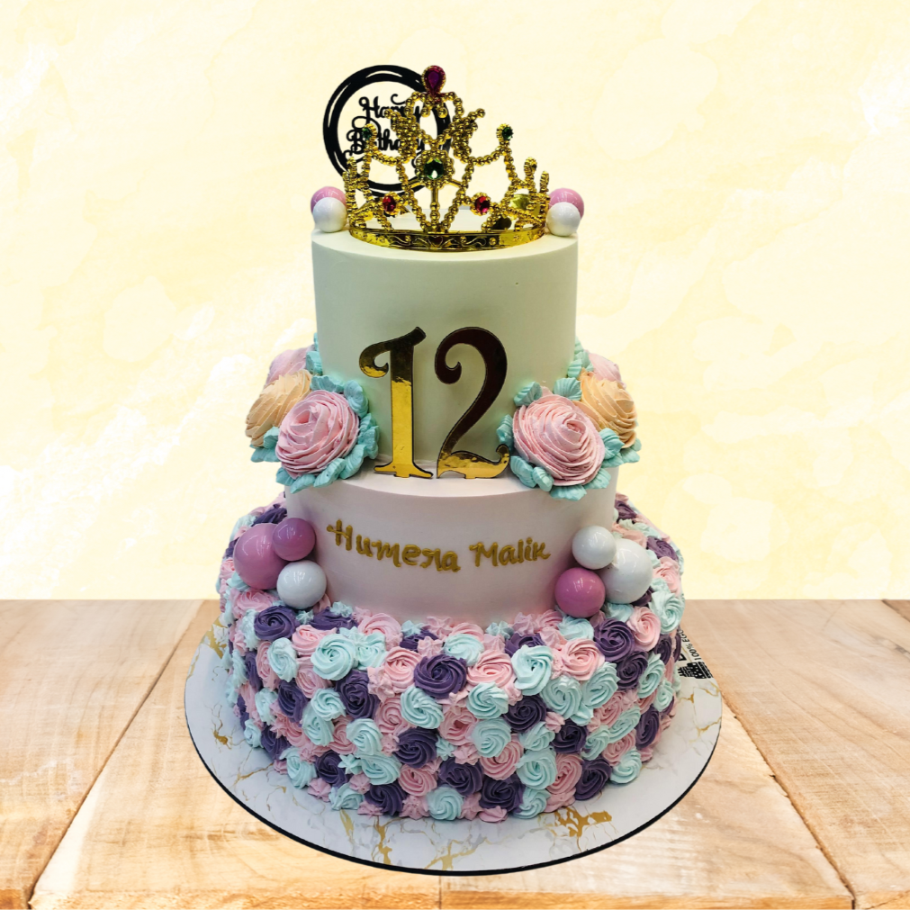 Pastel Colors Girls Cake