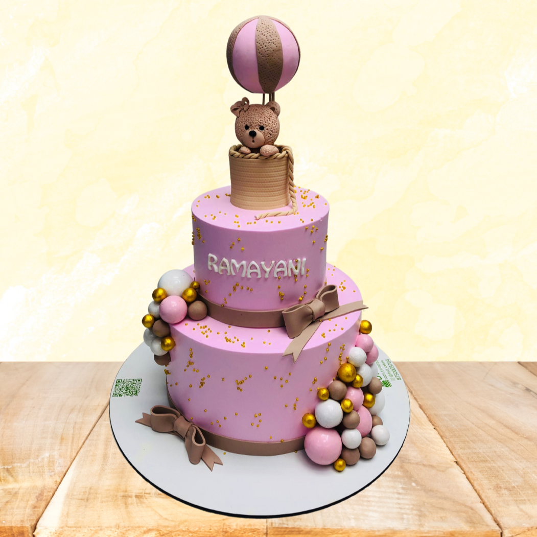 Teddy Parashoot Theme Cake